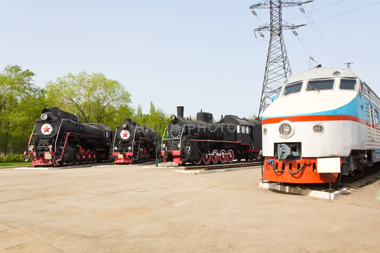 Photo of Russian rail road locomotive in Samara