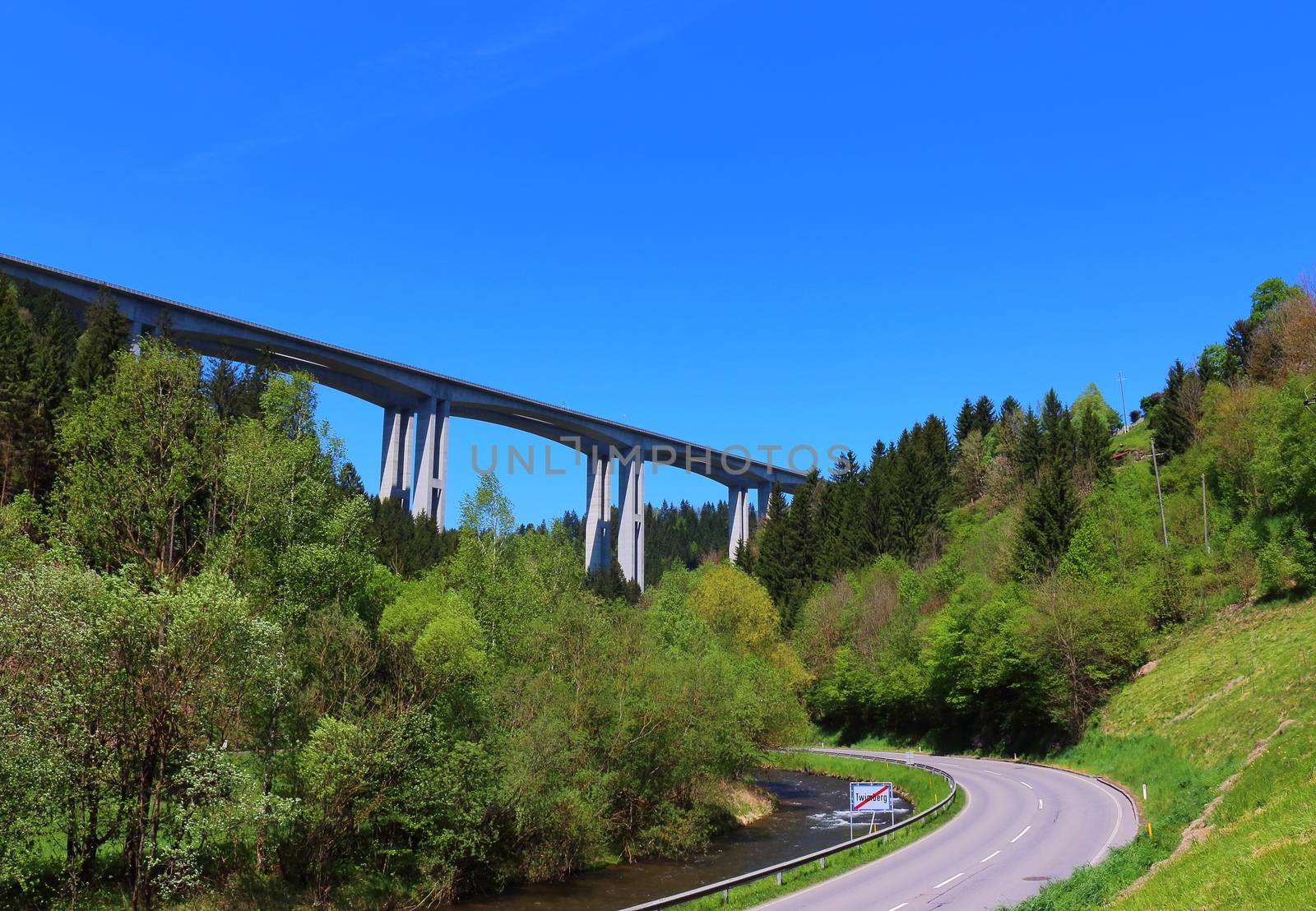 The famous bridge in the Lavant Valley, Austria
