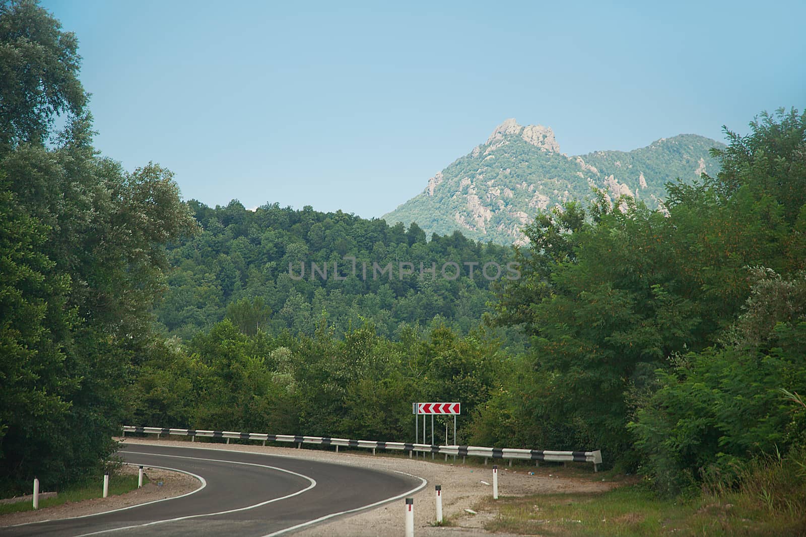 Mountain road by Angorius