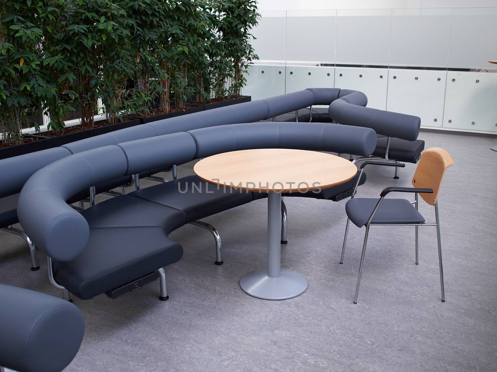 Modern style office hospital clinic waiting room reception    