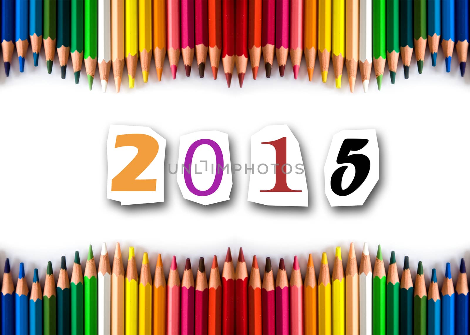 pencils color 2015 by NeydtStock