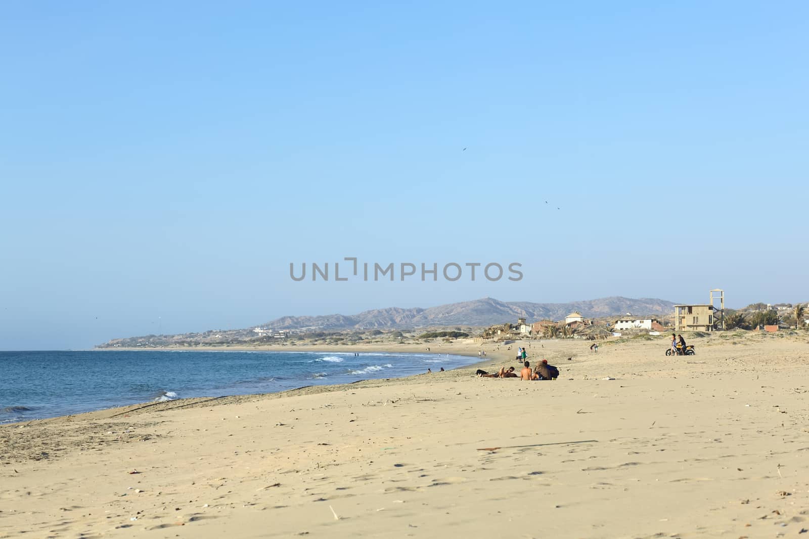 The Sandy Beach of Los Organos, Peru by ildi