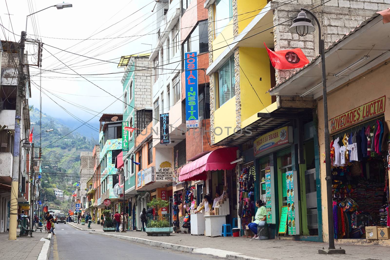 Street Maldonado in Banos, Ecuador by ildi