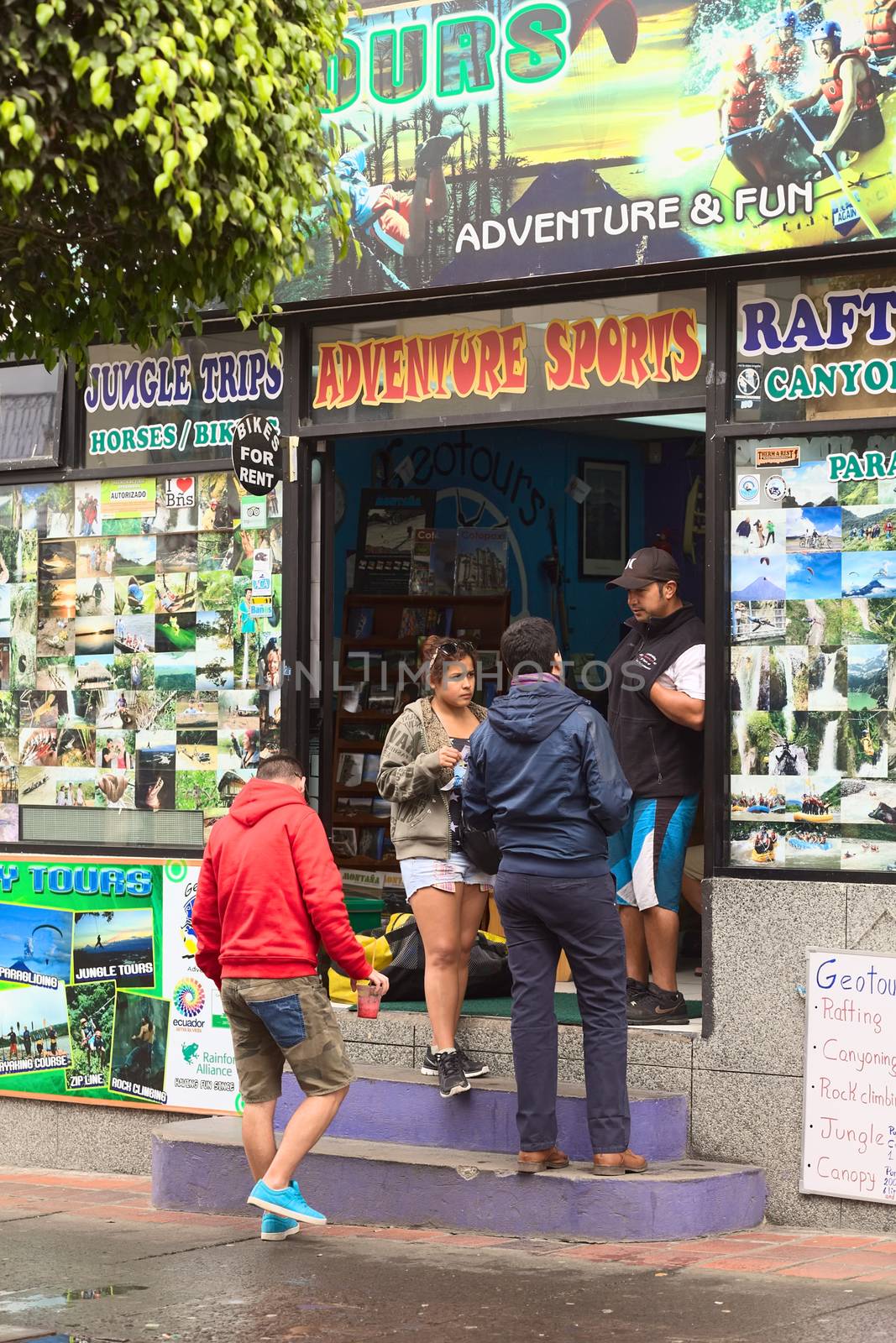 Geotours Travel Agency in Banos, Ecuador by ildi