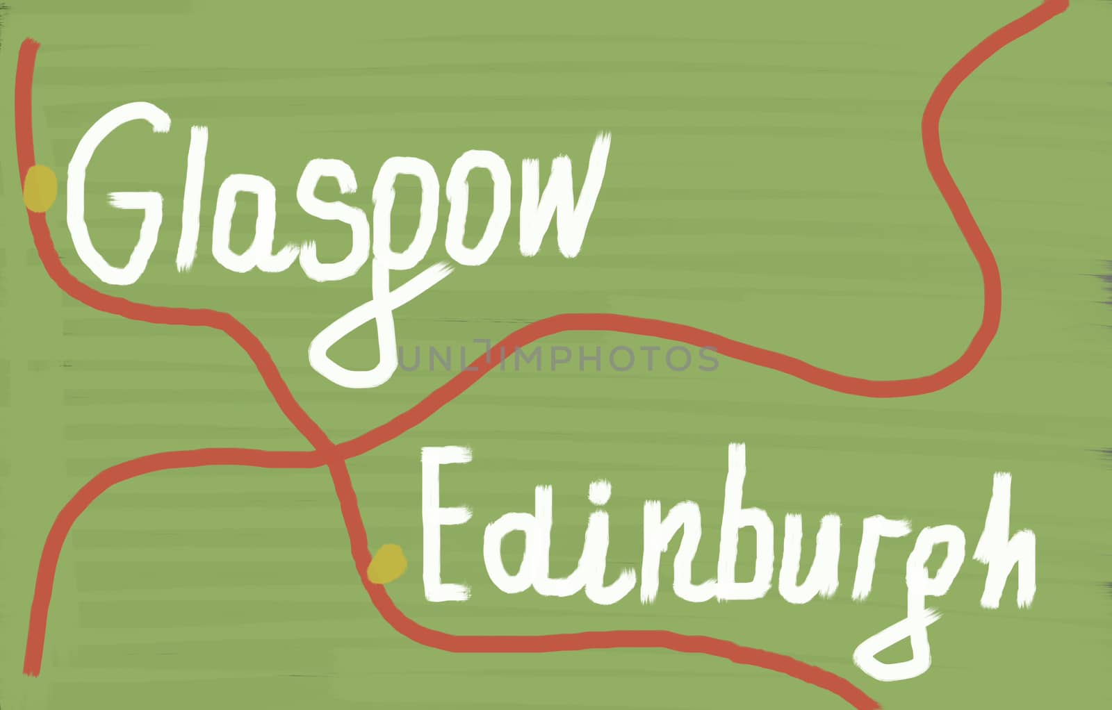 glasgow edinburgh concept