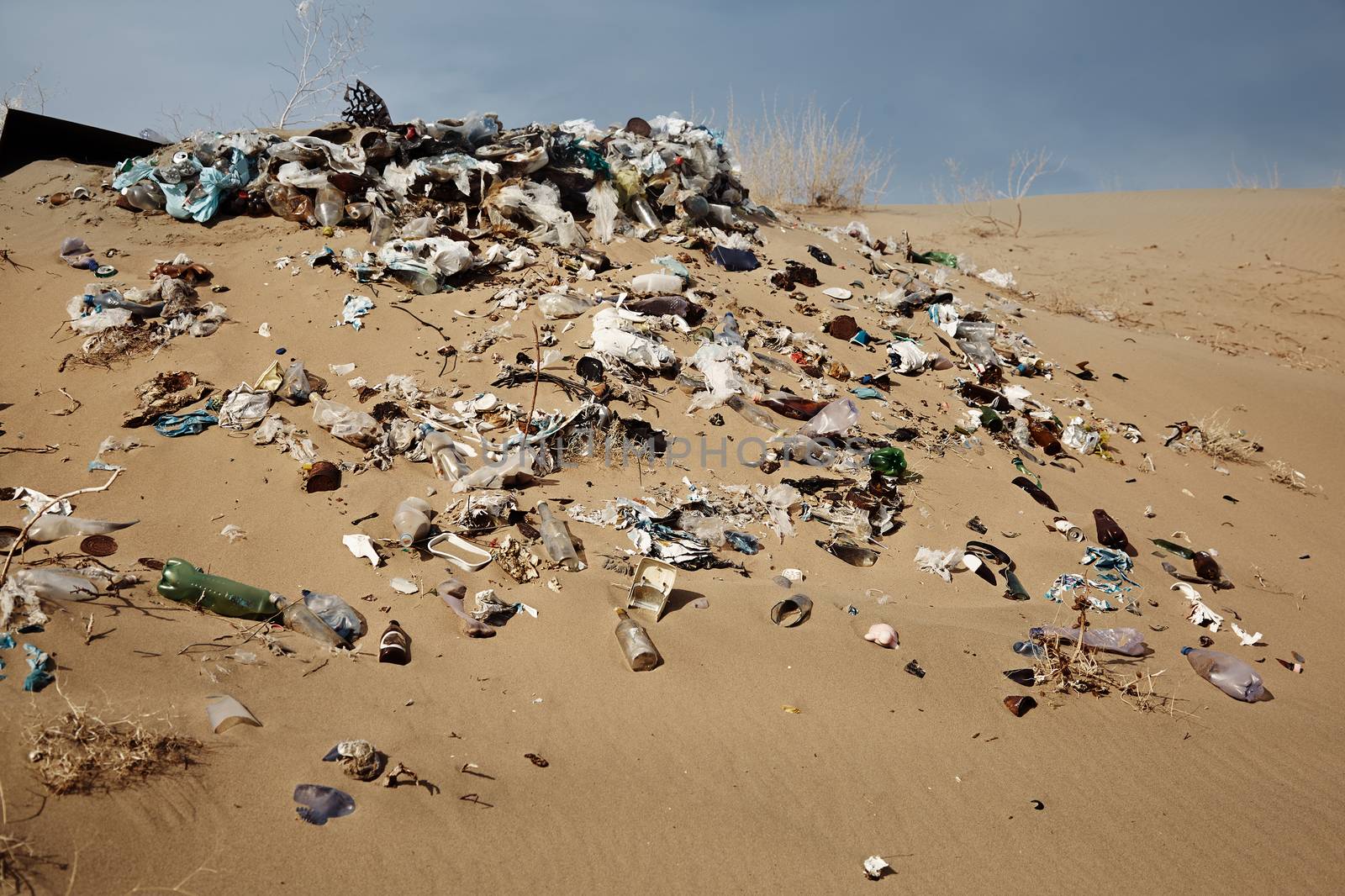 Unauthorized rubbish dump