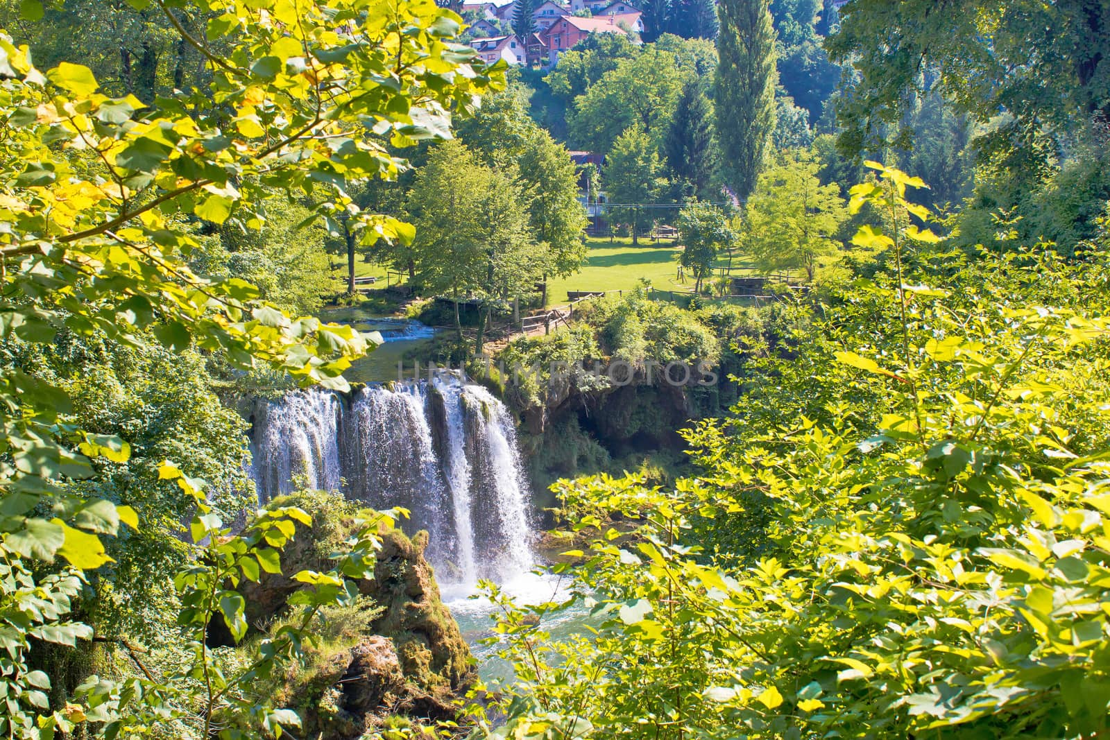 Green paradise of Rastoke waterfalls, Croatia