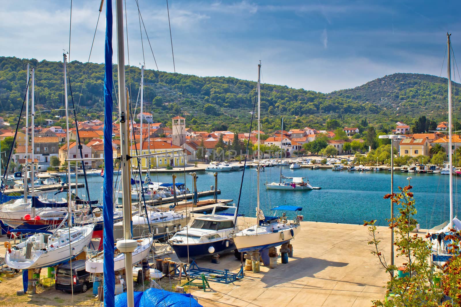 Veli iz island waterfront view, Dalmatia, Croatia