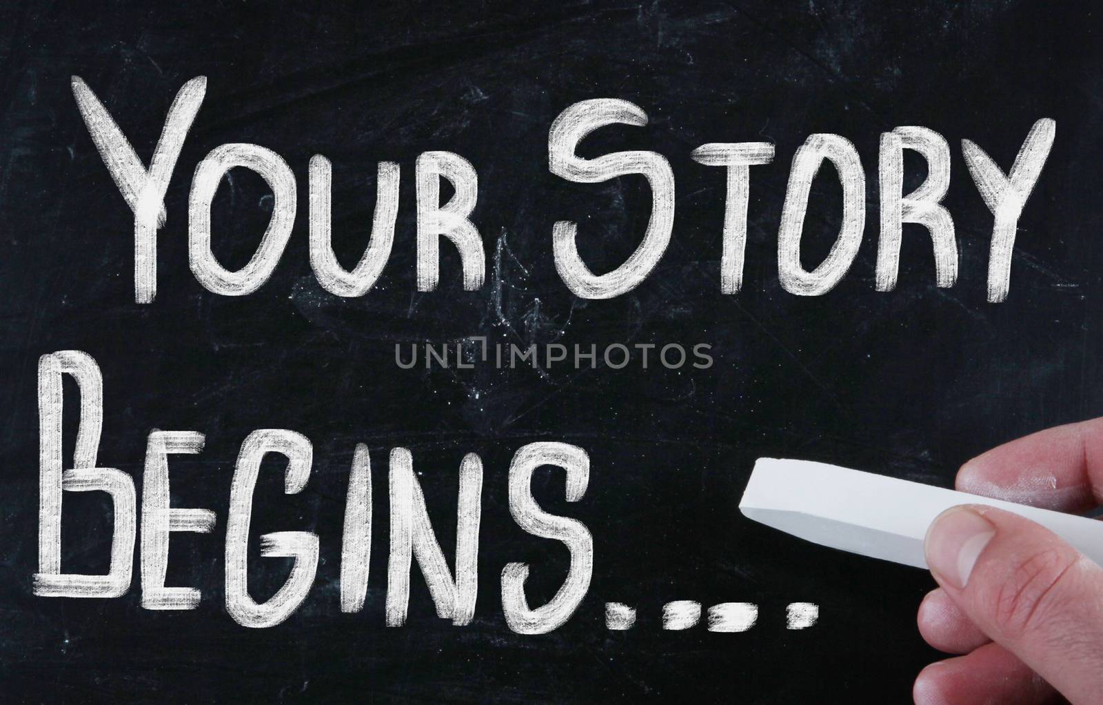 you story begins concept