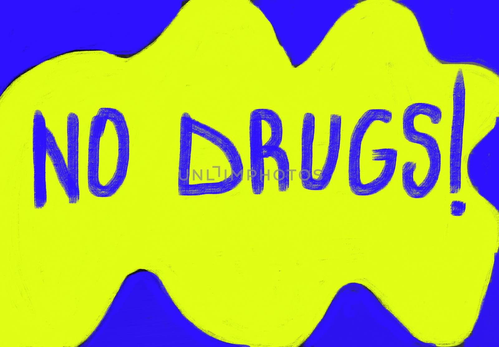 no drugs concept