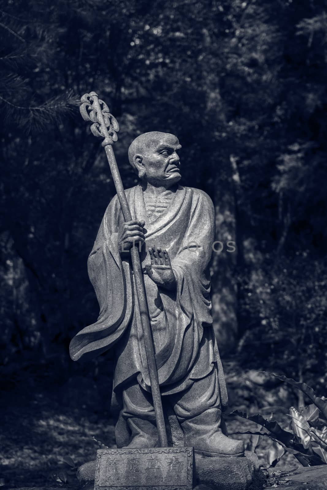 Arhat Kanakbharadvaja statue by elwynn