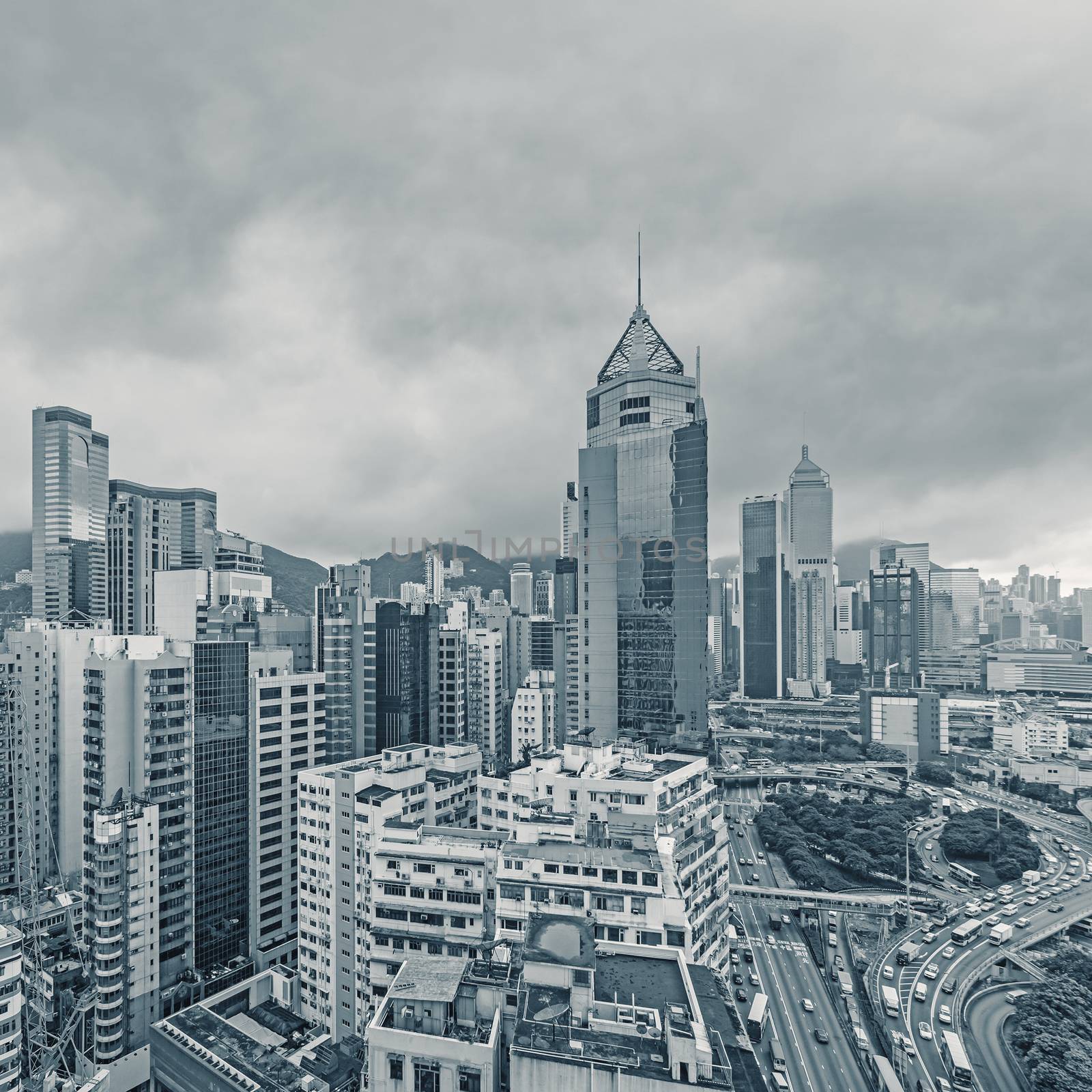 Cityscape of Hong Kong by elwynn