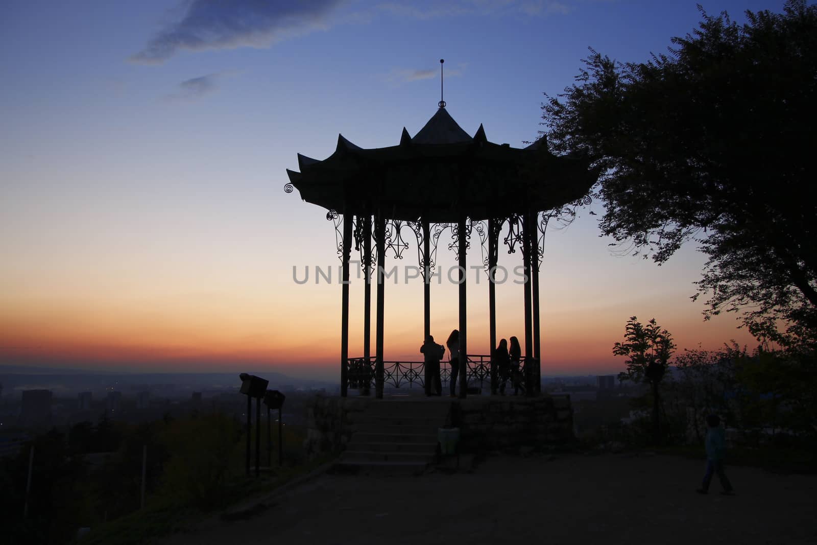 Chinese Arbor in Pyatigorsk, The Mashuk mountain