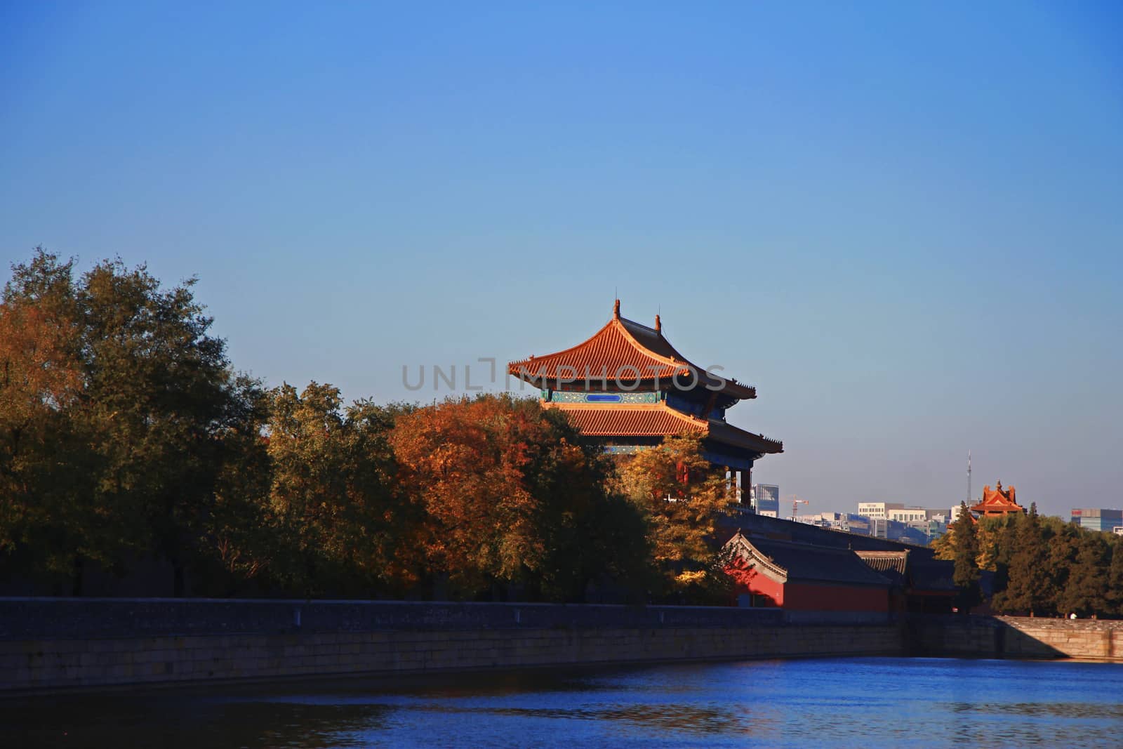 Temples of the Forbidden City in Beijing China