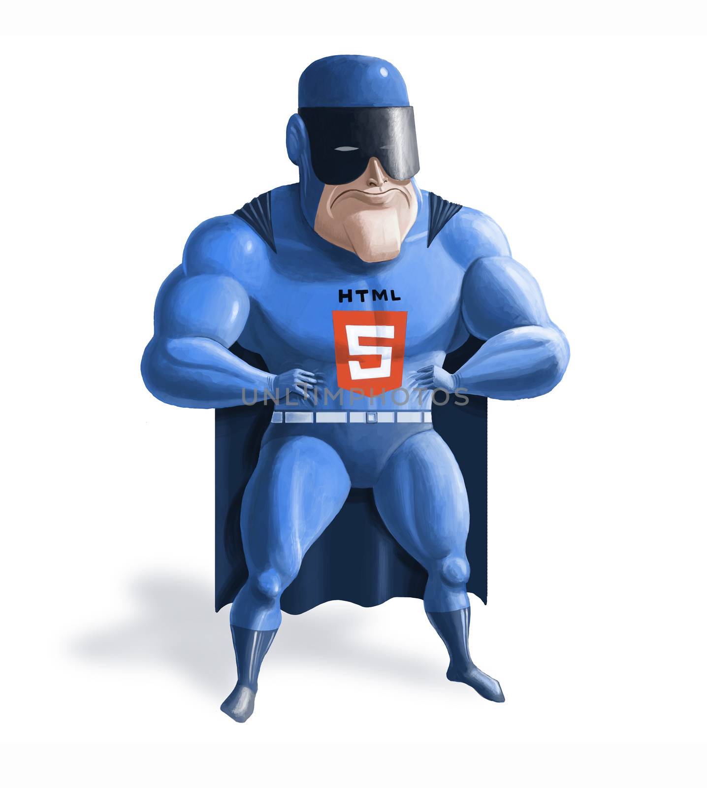HTML5 superhero by Kepush