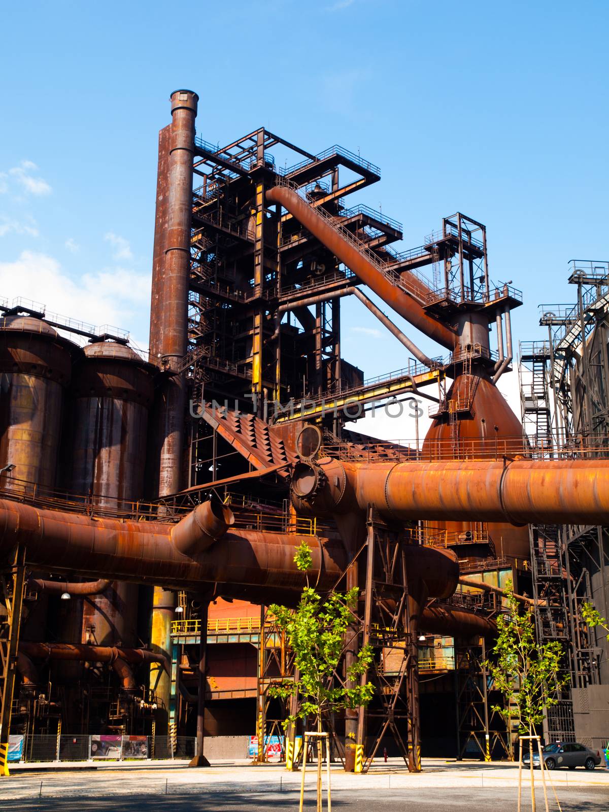 Blast furnace in metallurgical area of Dolni Vitkovice (Ostrava, Czech Republic)