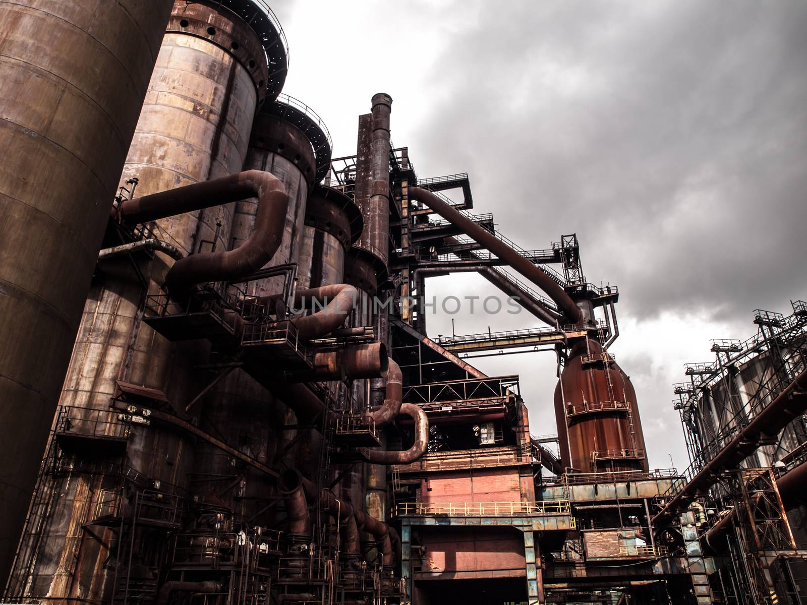 Blast furnace in metallurgical area of Dolni Vitkovice (Ostrava, Czech Republic)