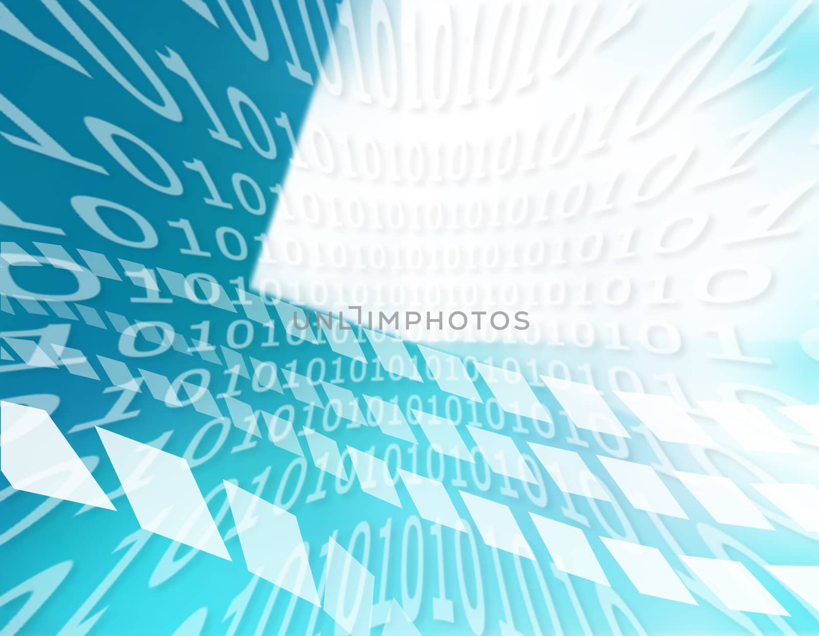 Binary codes hi-tech abstract background
