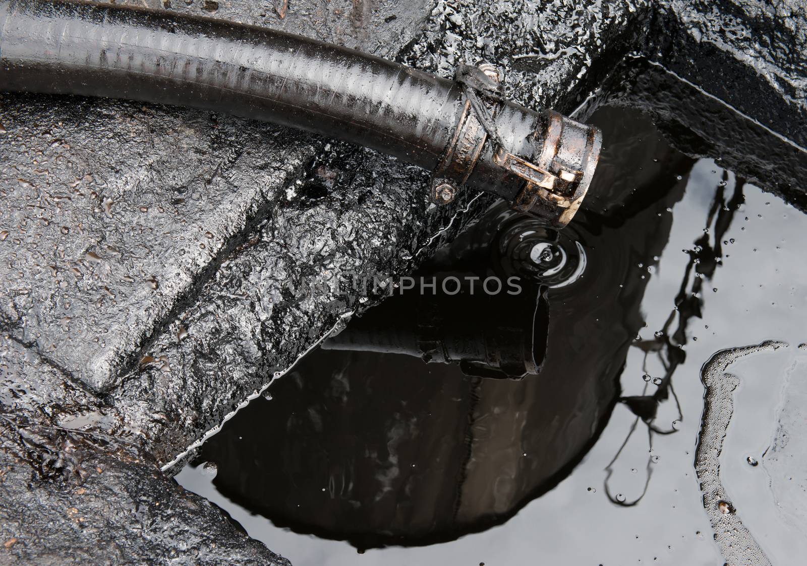 crude oil from oil well