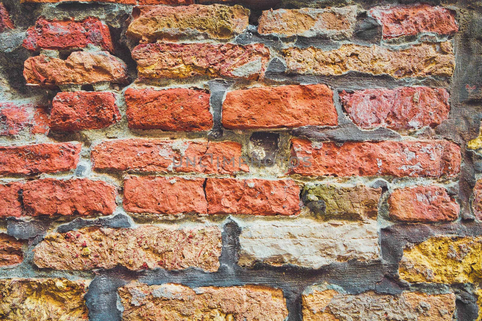 old bricks wall as a background