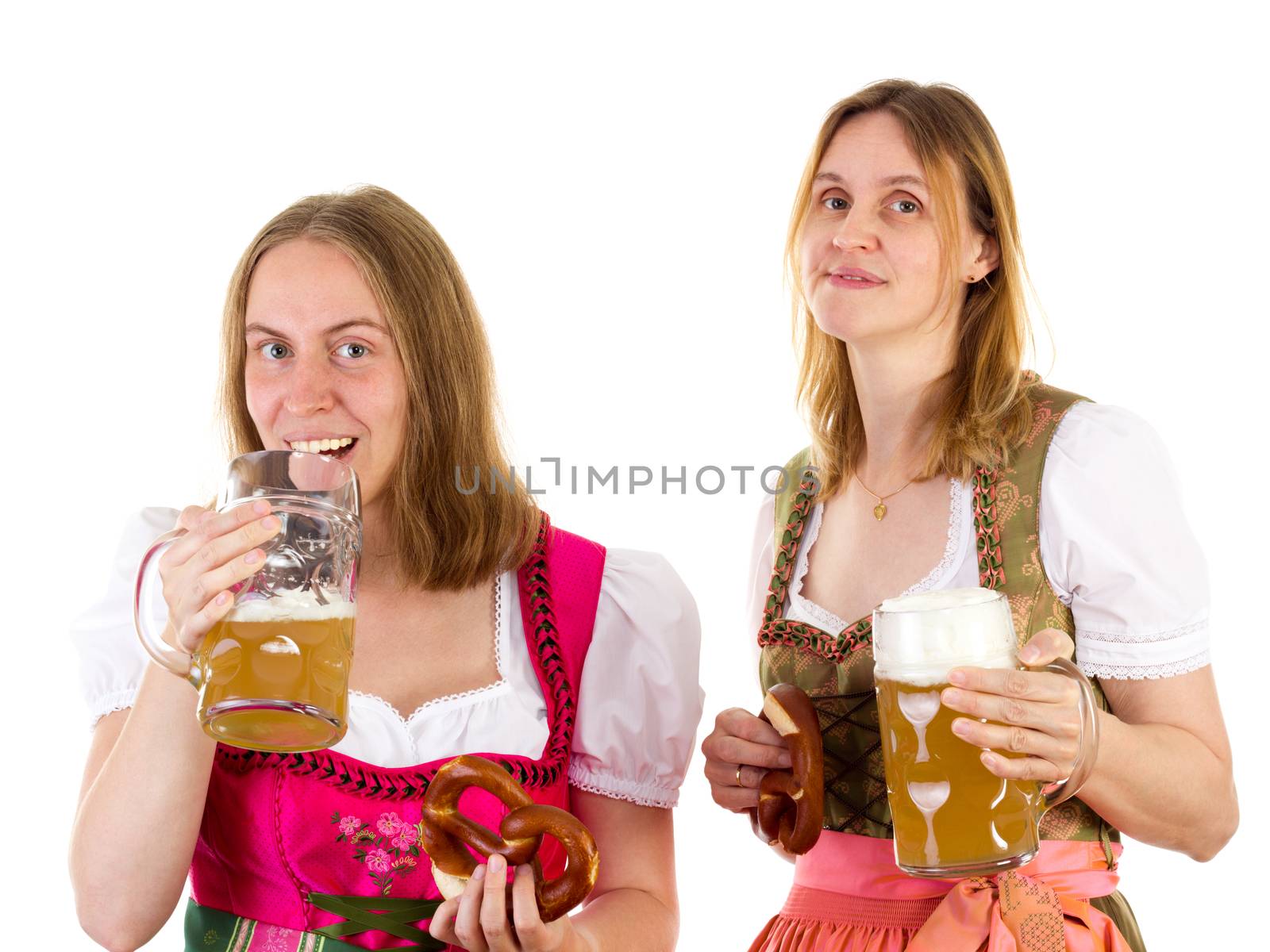 Girl drinking too much beer