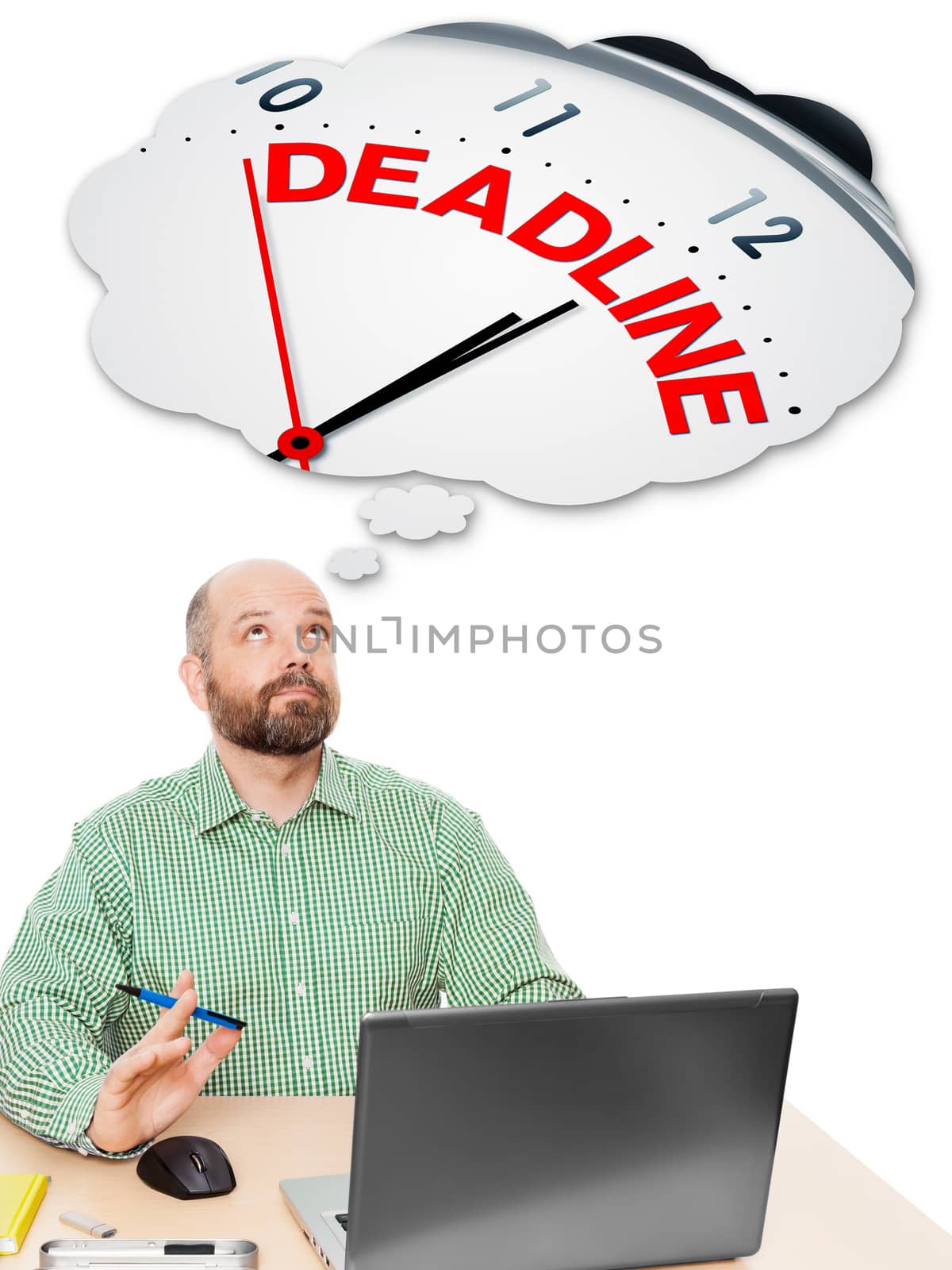 business man deadline by magann