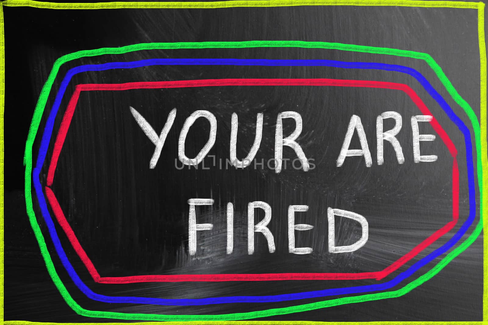 your are fired concept