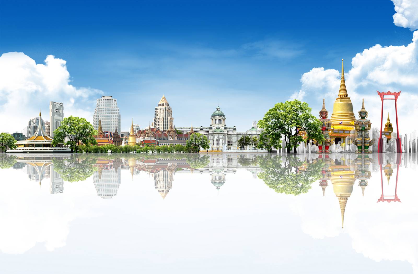 Thailand travel concept by potowizard