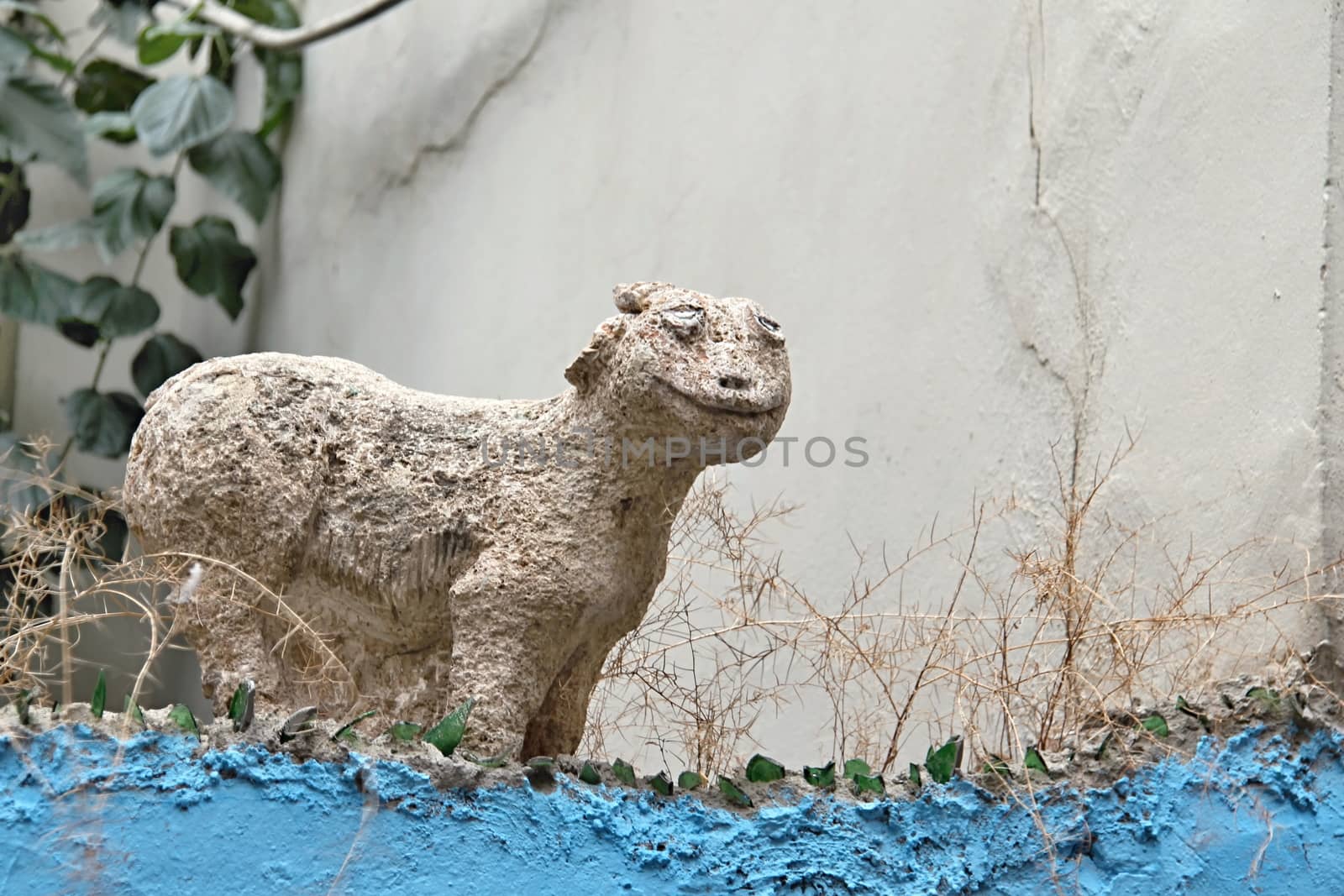 Photo of Statue of Lamb made in the late Summer time in Spain, 2013