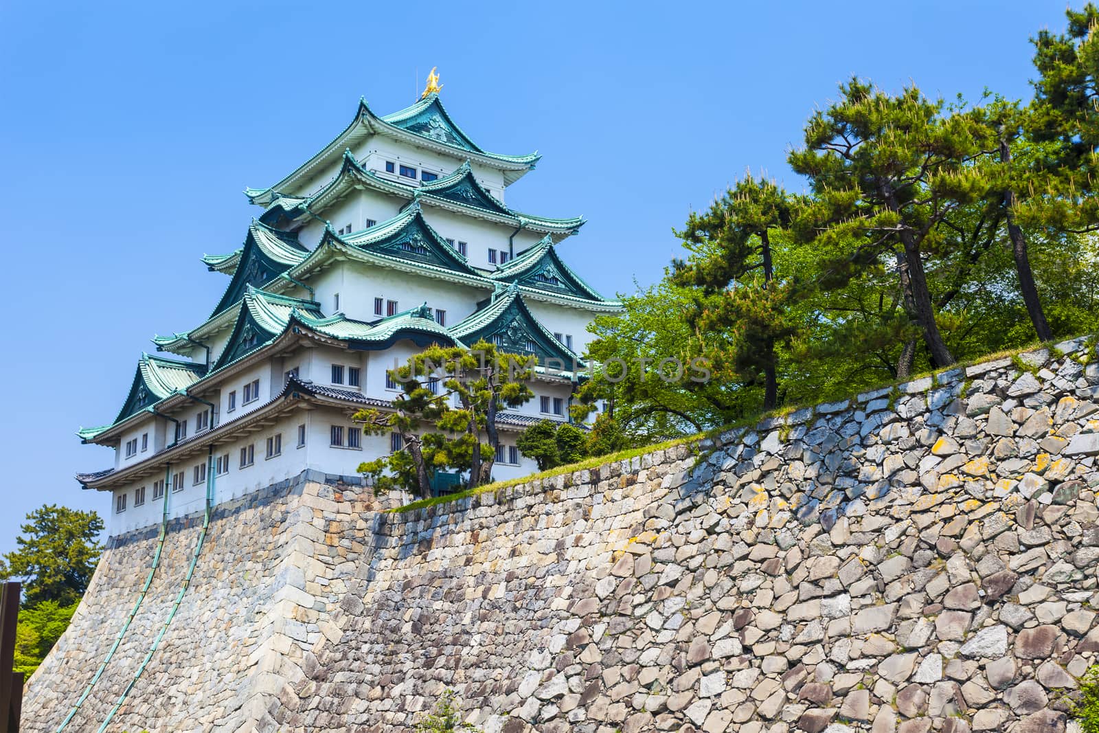 Nagoya Castle in Japan at day
