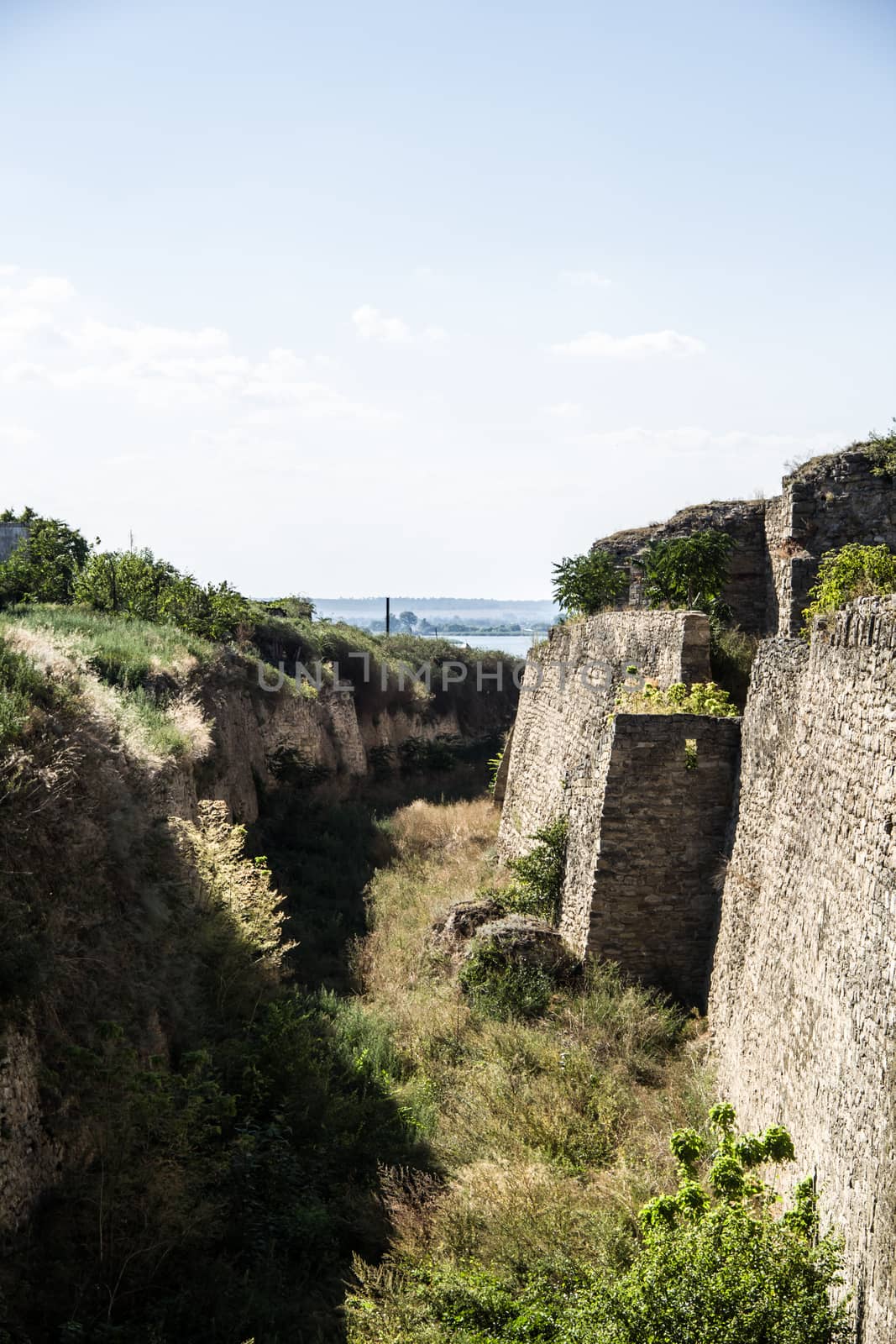 big moat of the Belgorod-Dniester old fortress
