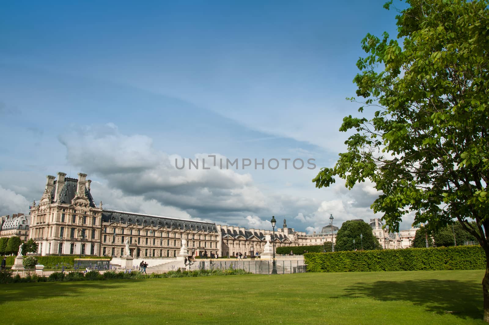 Tuileries garden in Paris - France