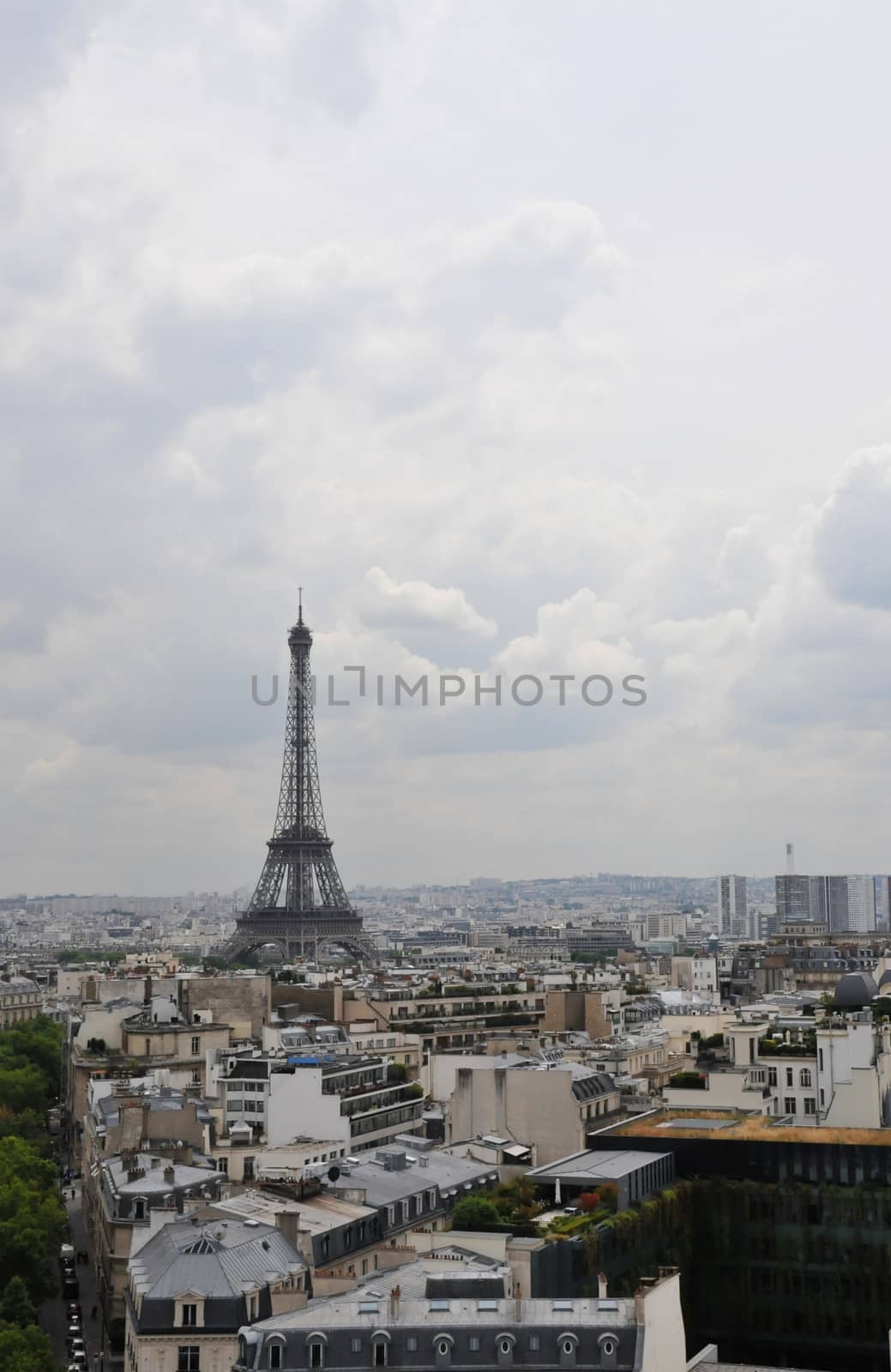 Eiffel Tower in Paris by shkyo30
