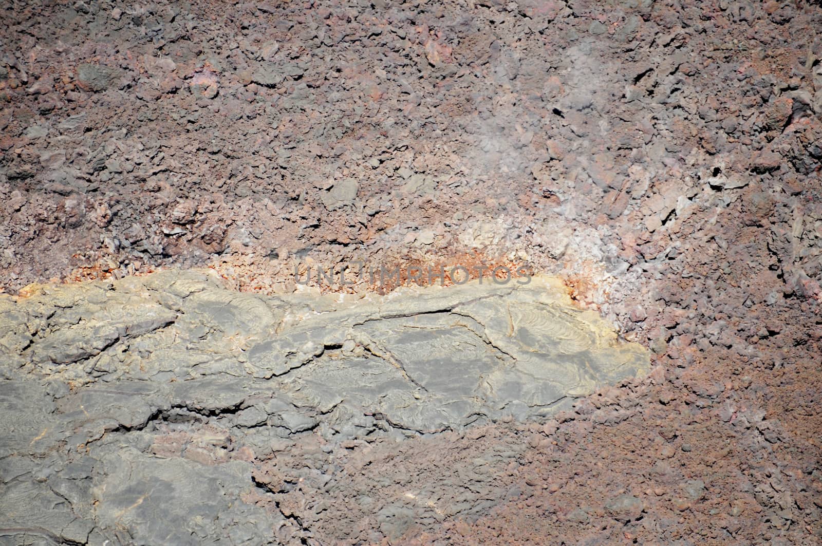 Young Solidified Lava in the deep of The Peak of The Furnace Crater