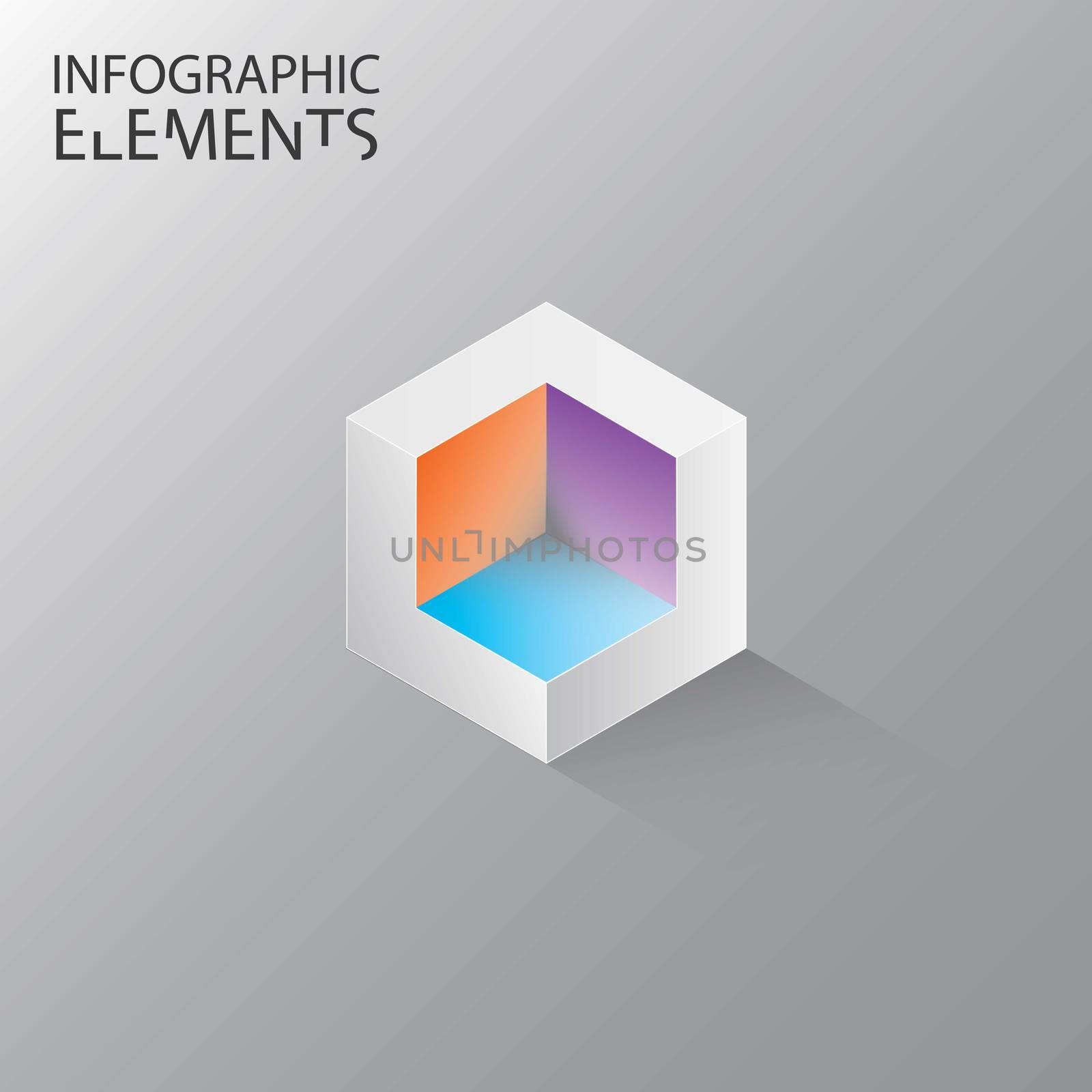 Illustration of Modern infographic chart by DragonEyeMedia