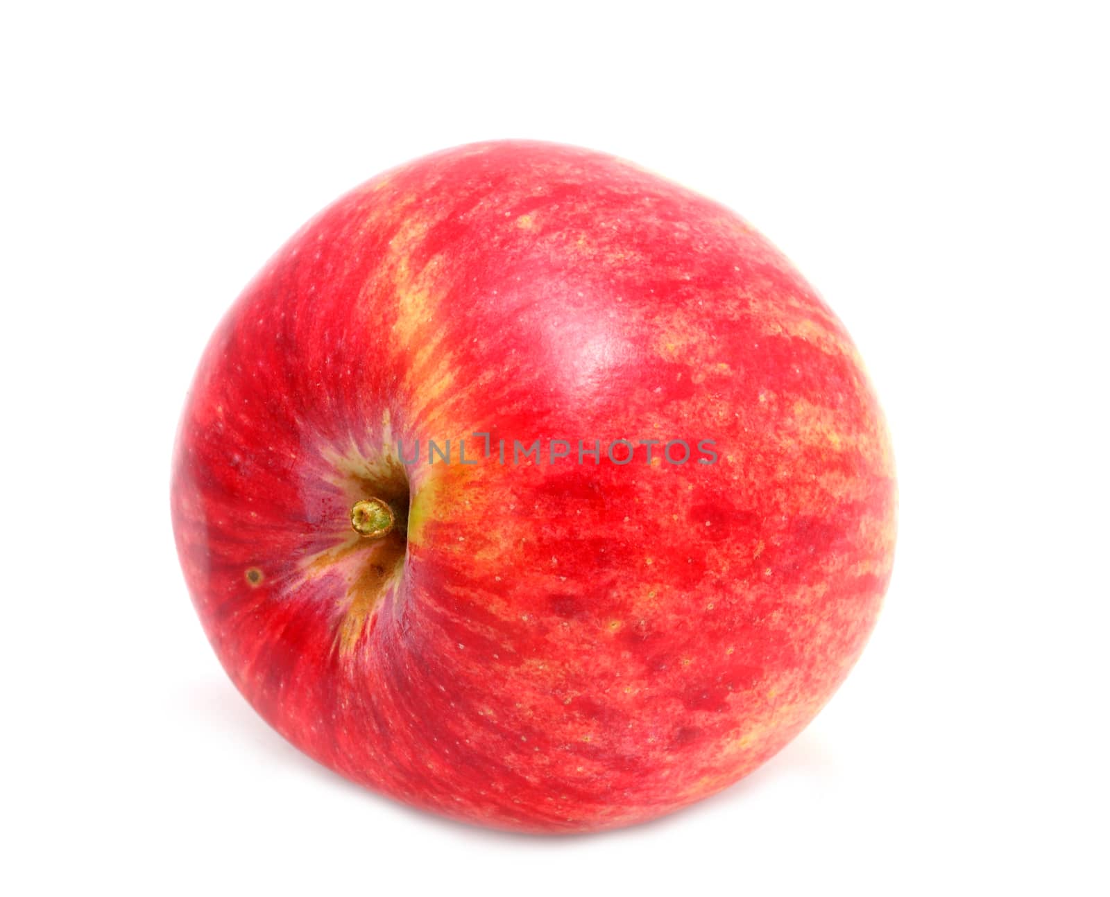 Red apple isolated on white