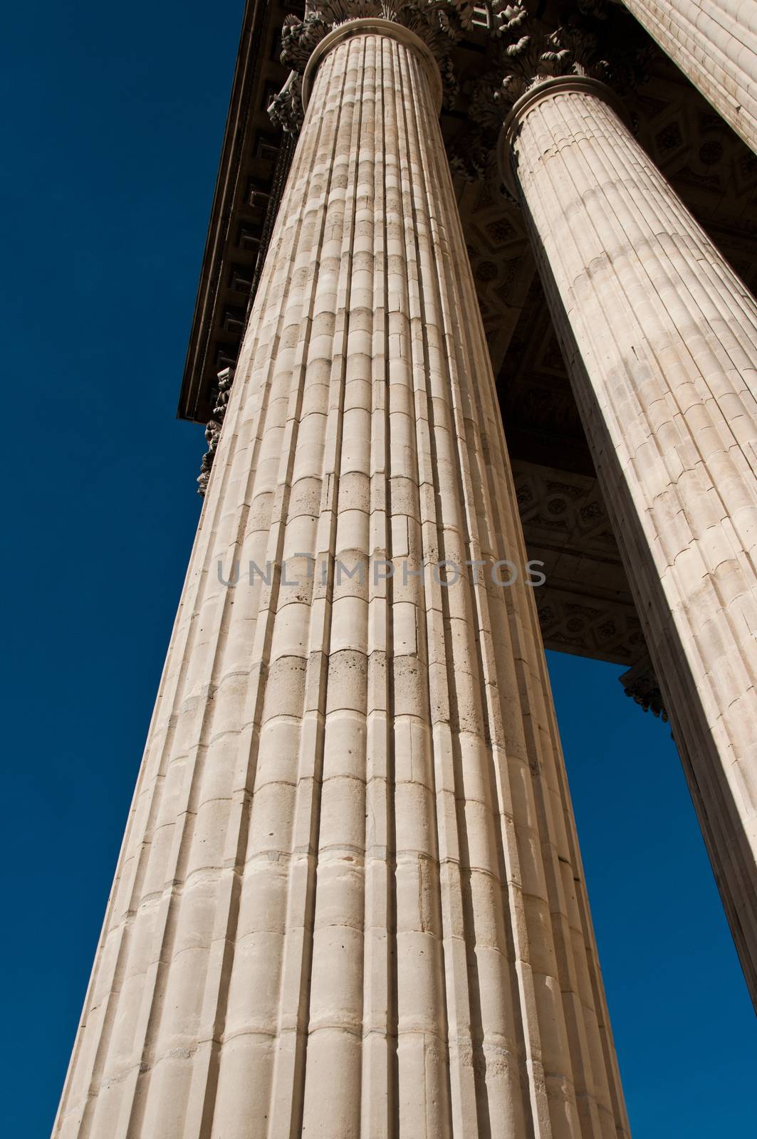 Pantheon monument in Paris - France by NeydtStock