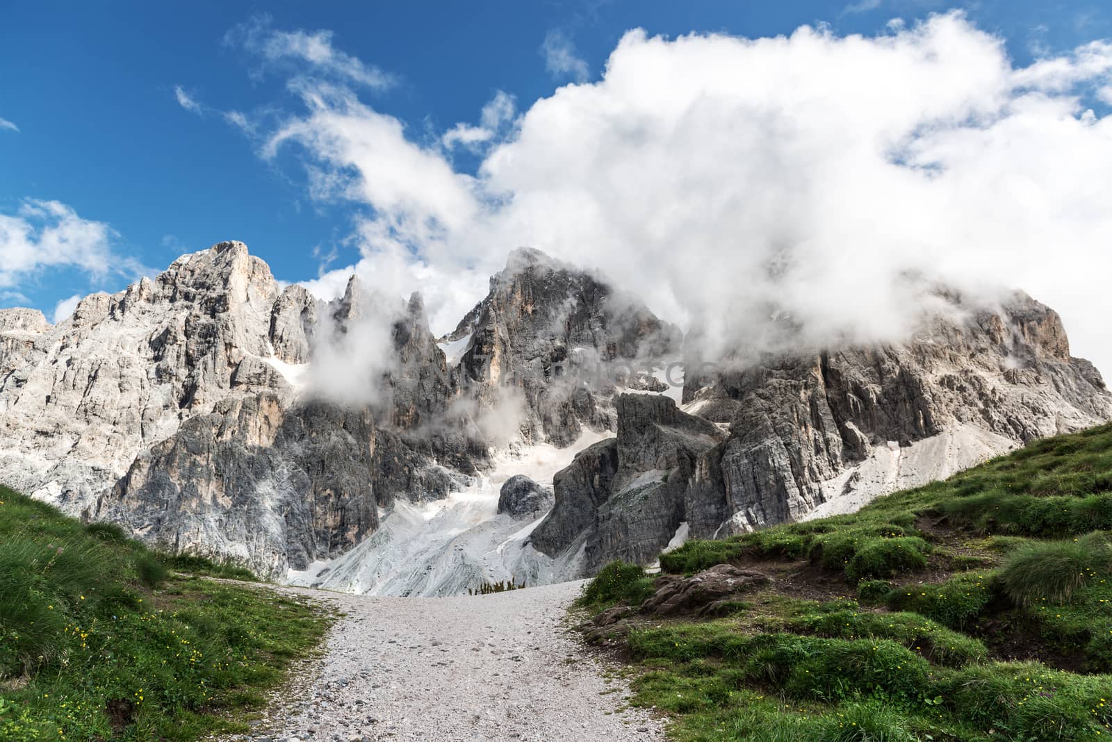 Dolomites, Pale di San Martino landscape  by Mdc1970