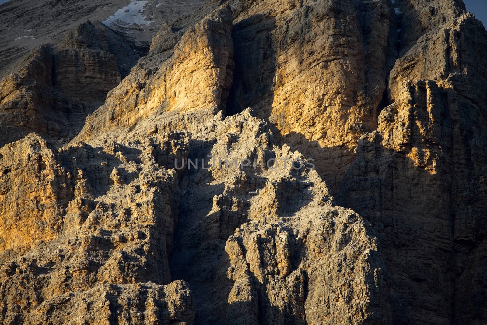 High mountain cliffs in the Dolomites