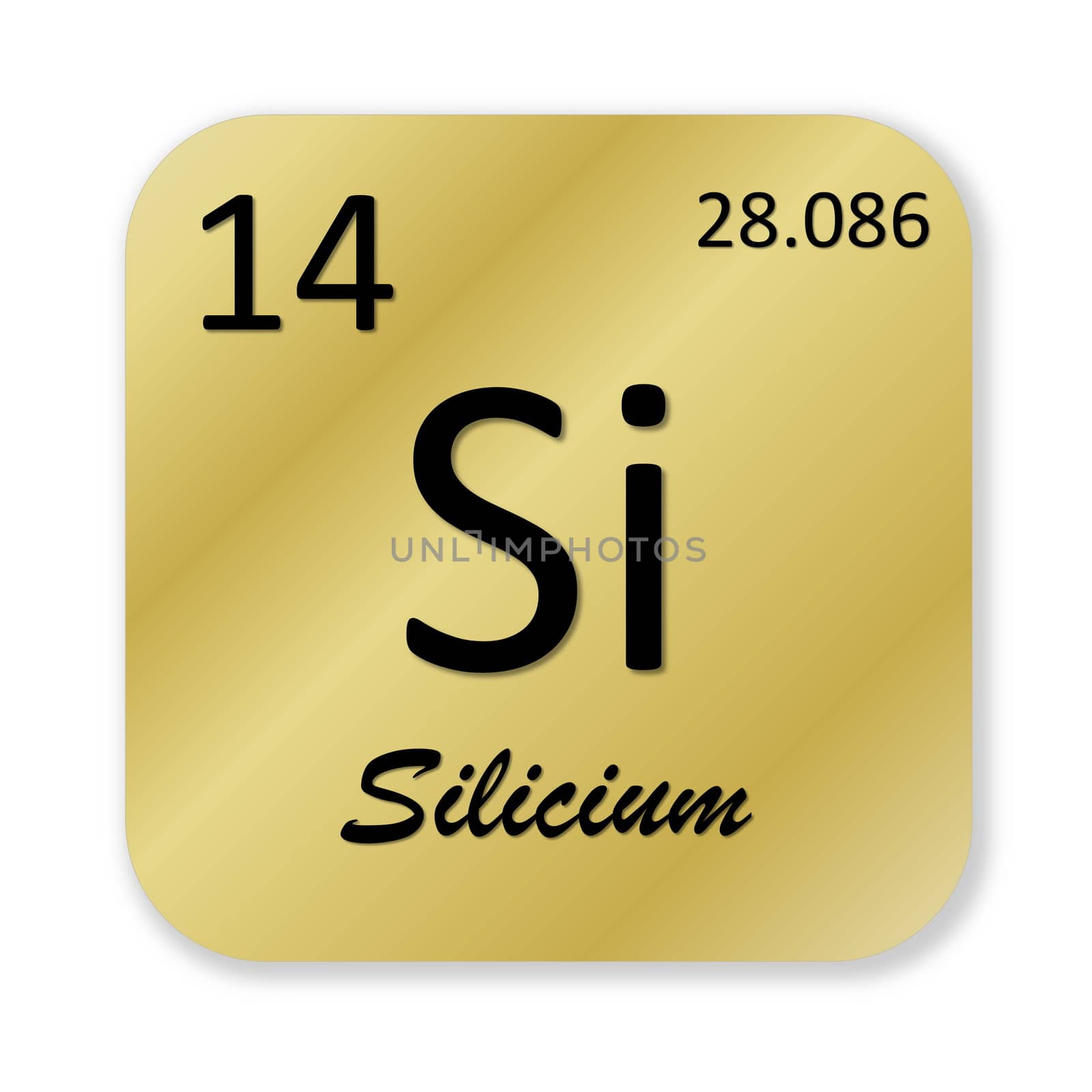 Silicon element, french silicium by Elenaphotos21