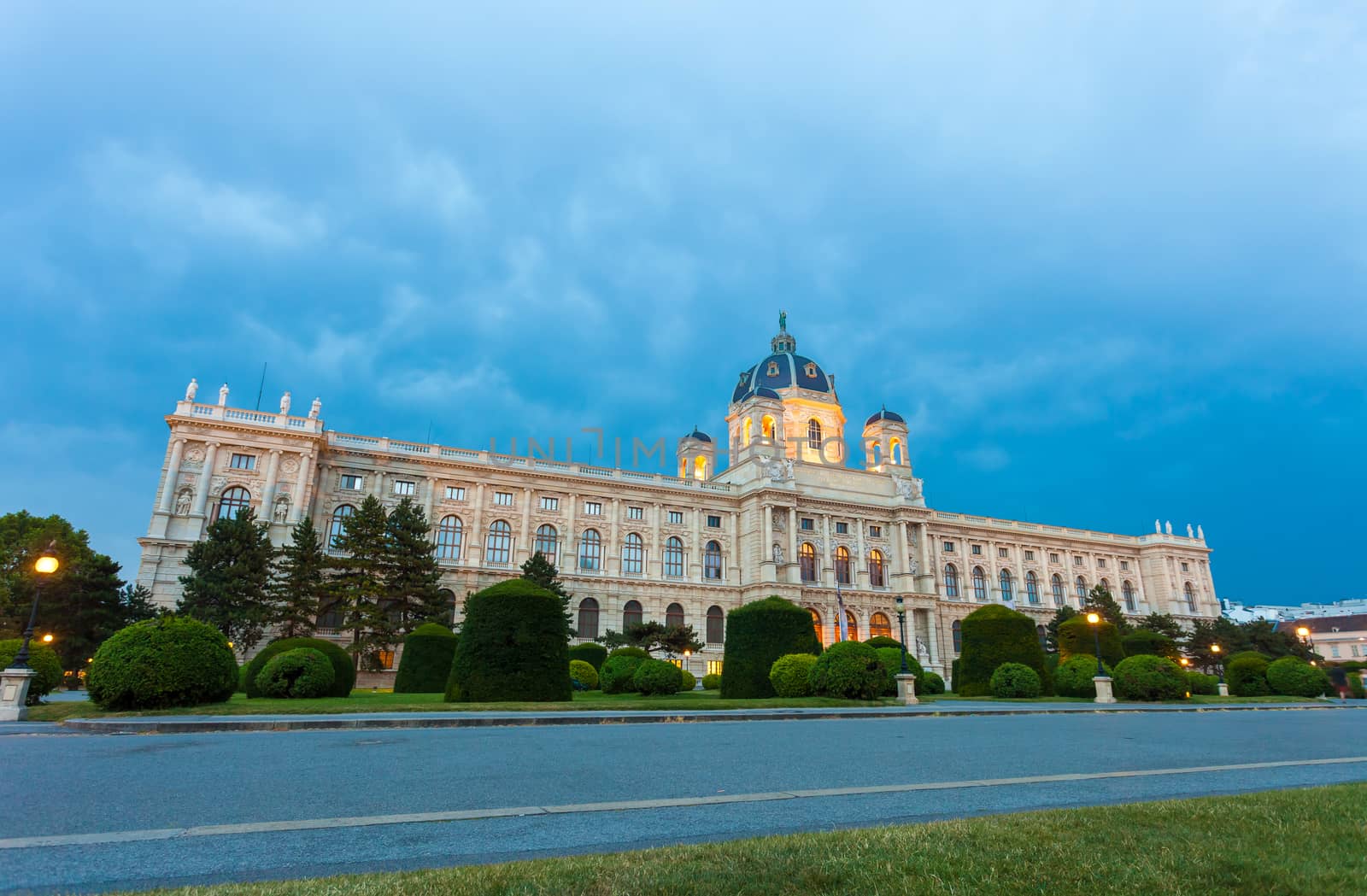 VIENNA, AUSTRIA - AUGUST 4, 2013: Museum of Fine Arts (Kunsthistorisches Museum), Vienna, Austria
