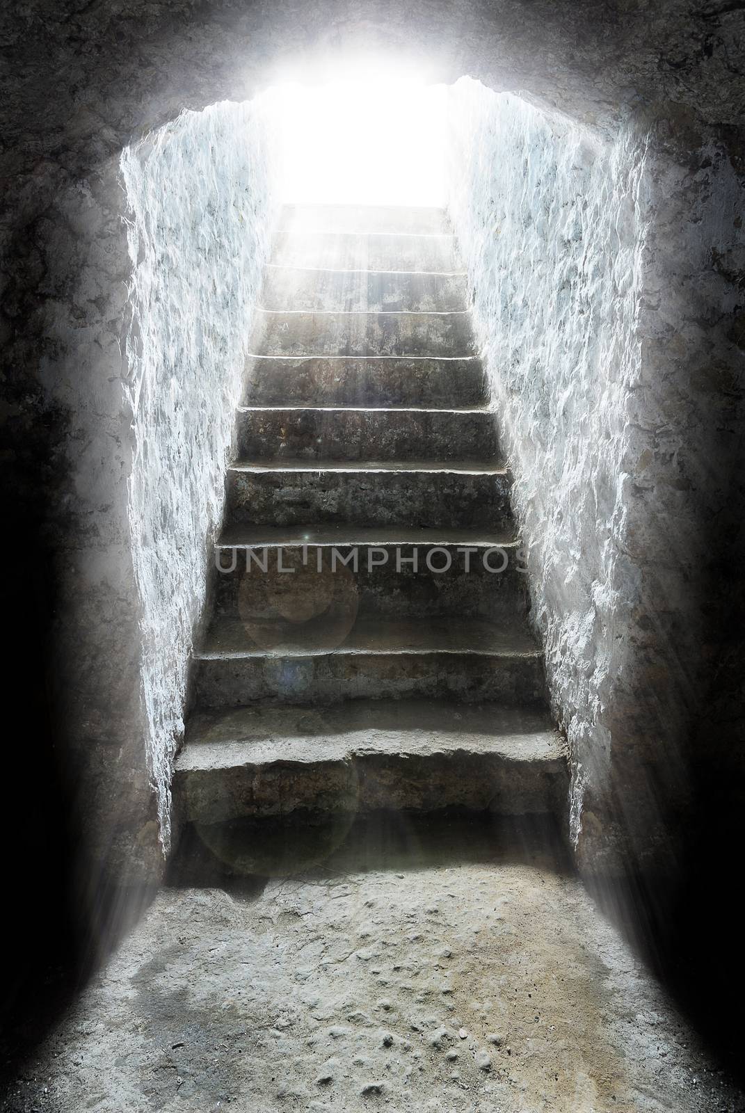 light at the end of the tunnel, tomb, salvation