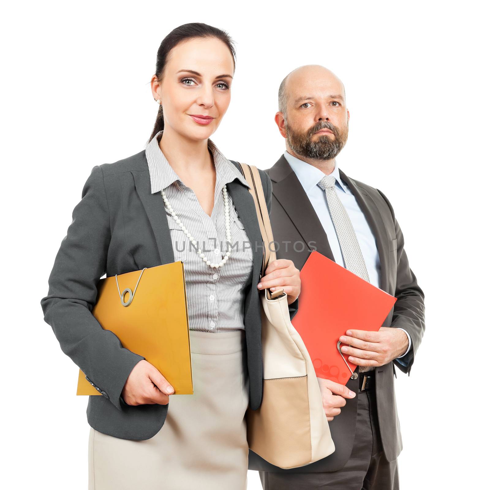 An image of a business man and a business woman