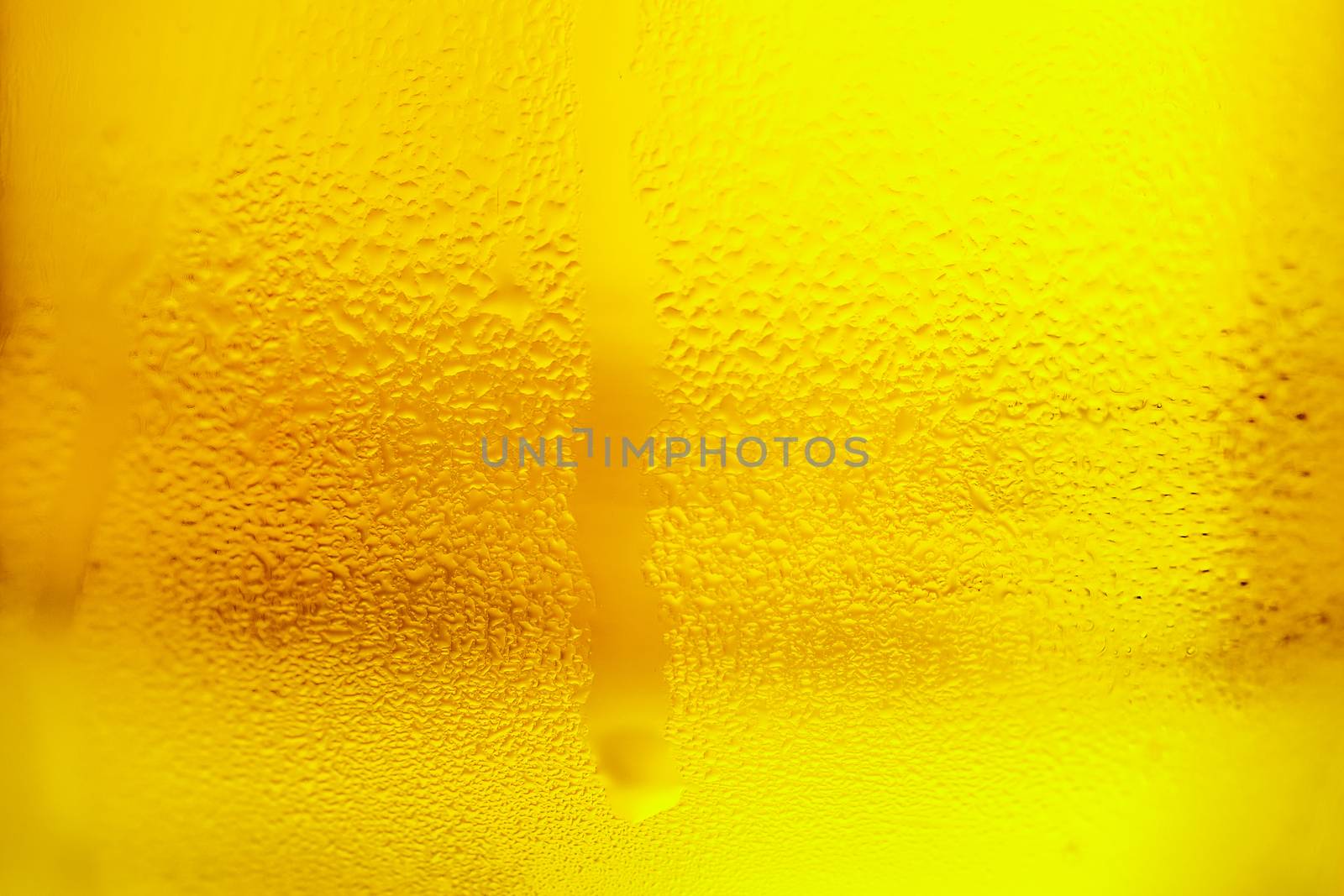 misted glass of cold drink, close-up