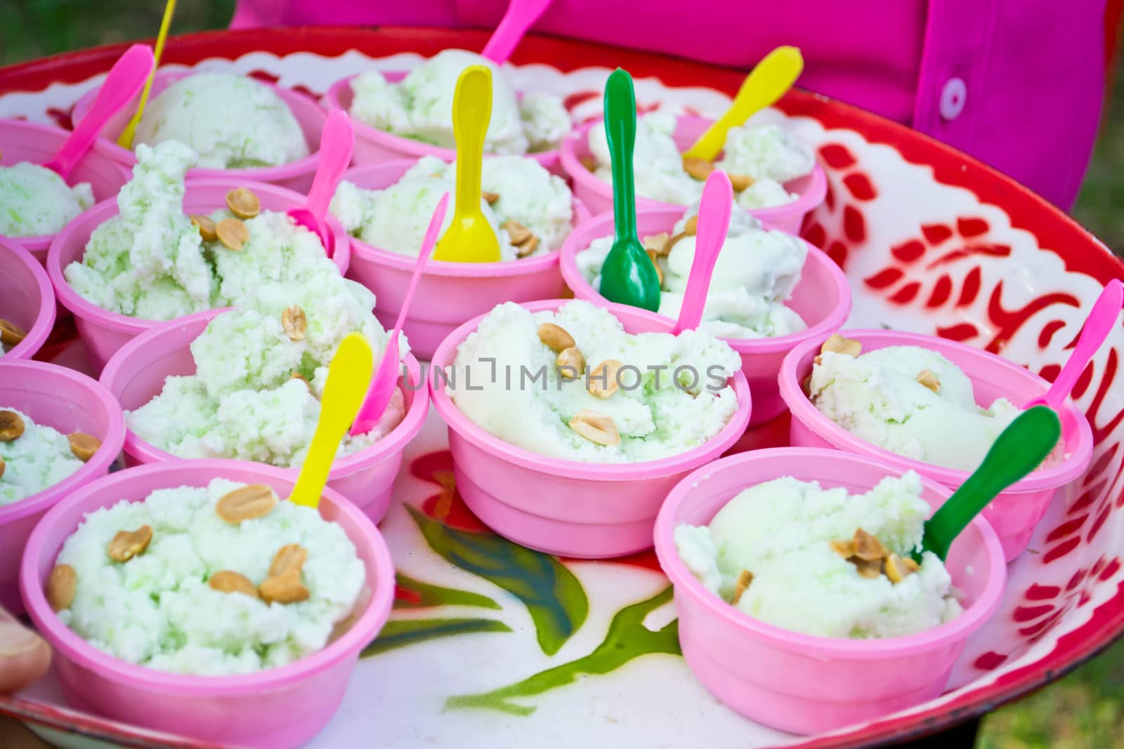 ice cream in a cup