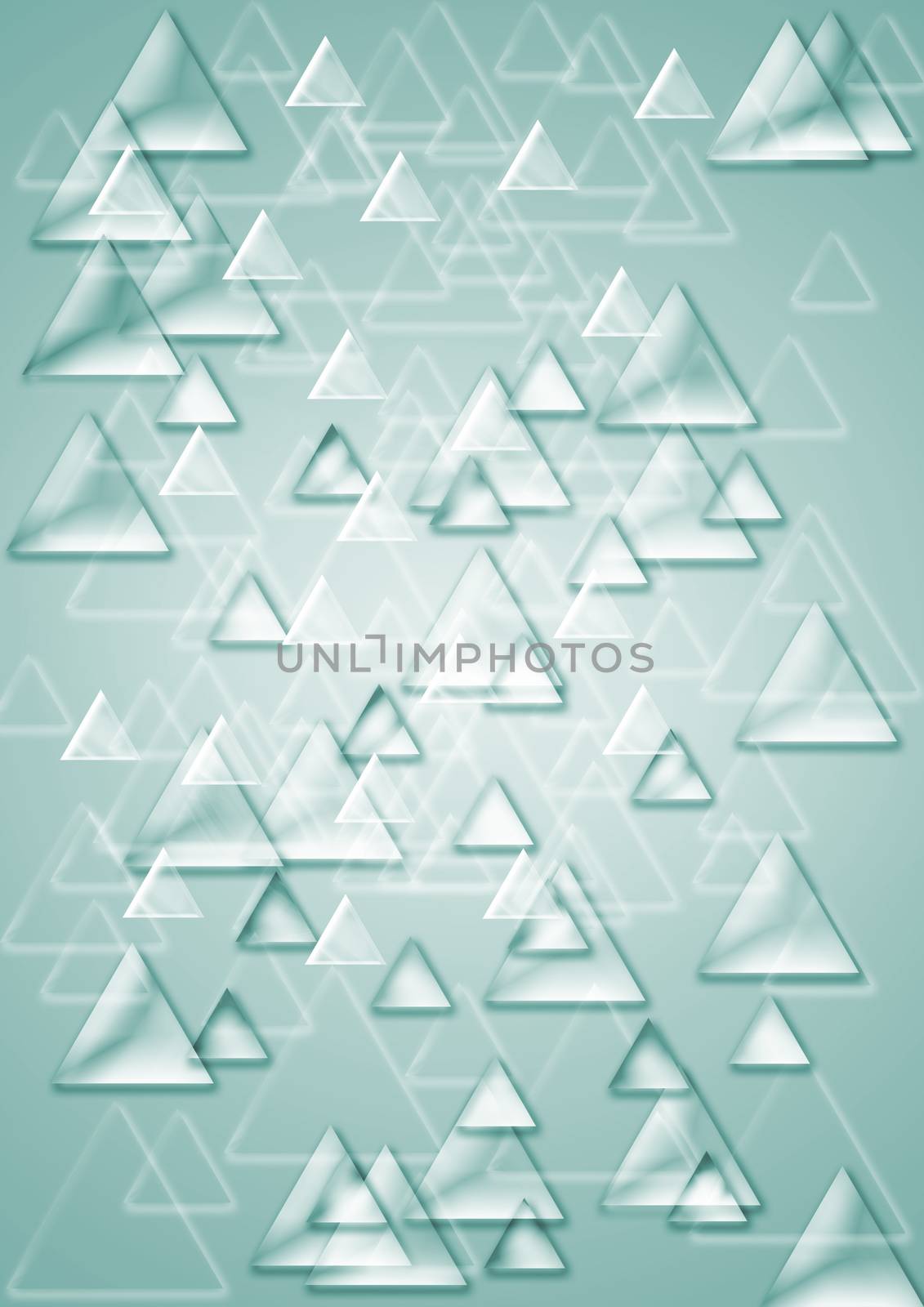 Abstract background consisting of set of shining triangles
