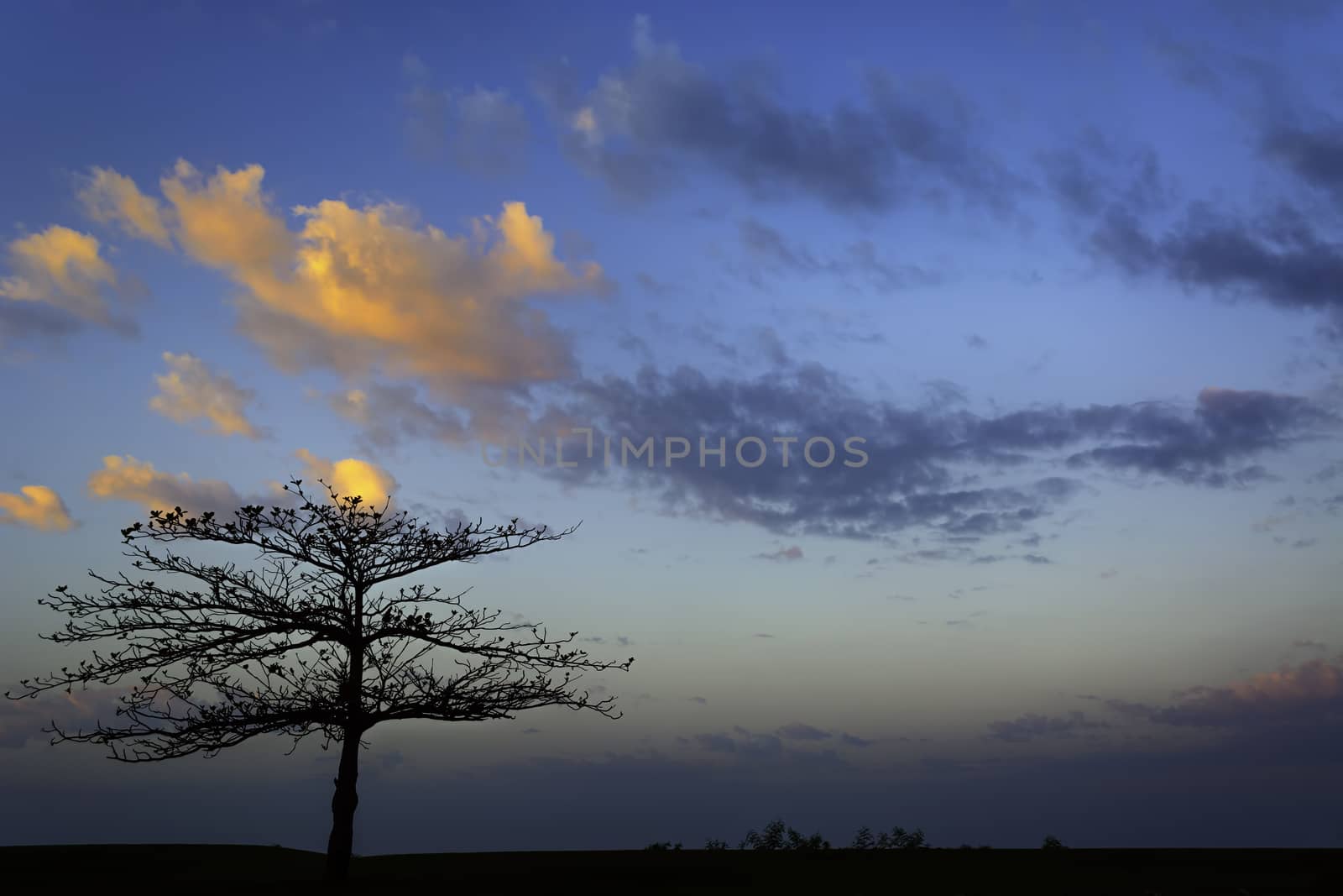 Countryside mountain sunrise in a remote area, Philippines