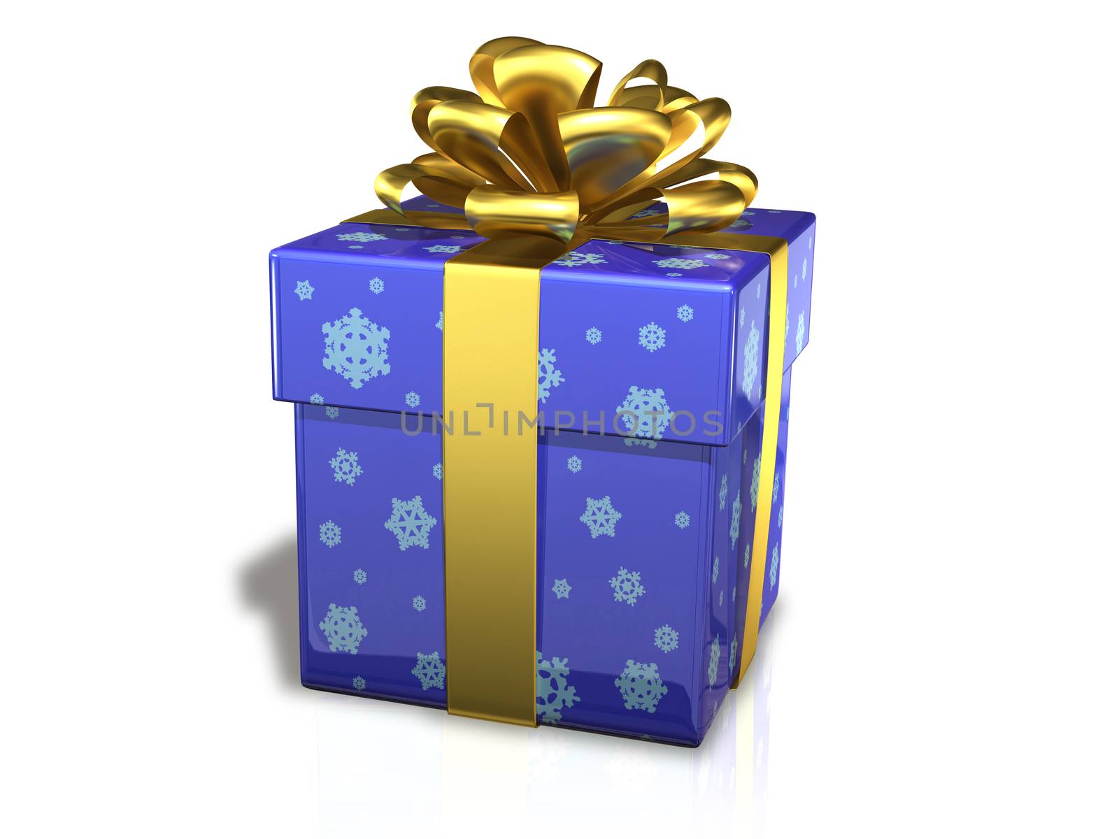 gift box blue by brux