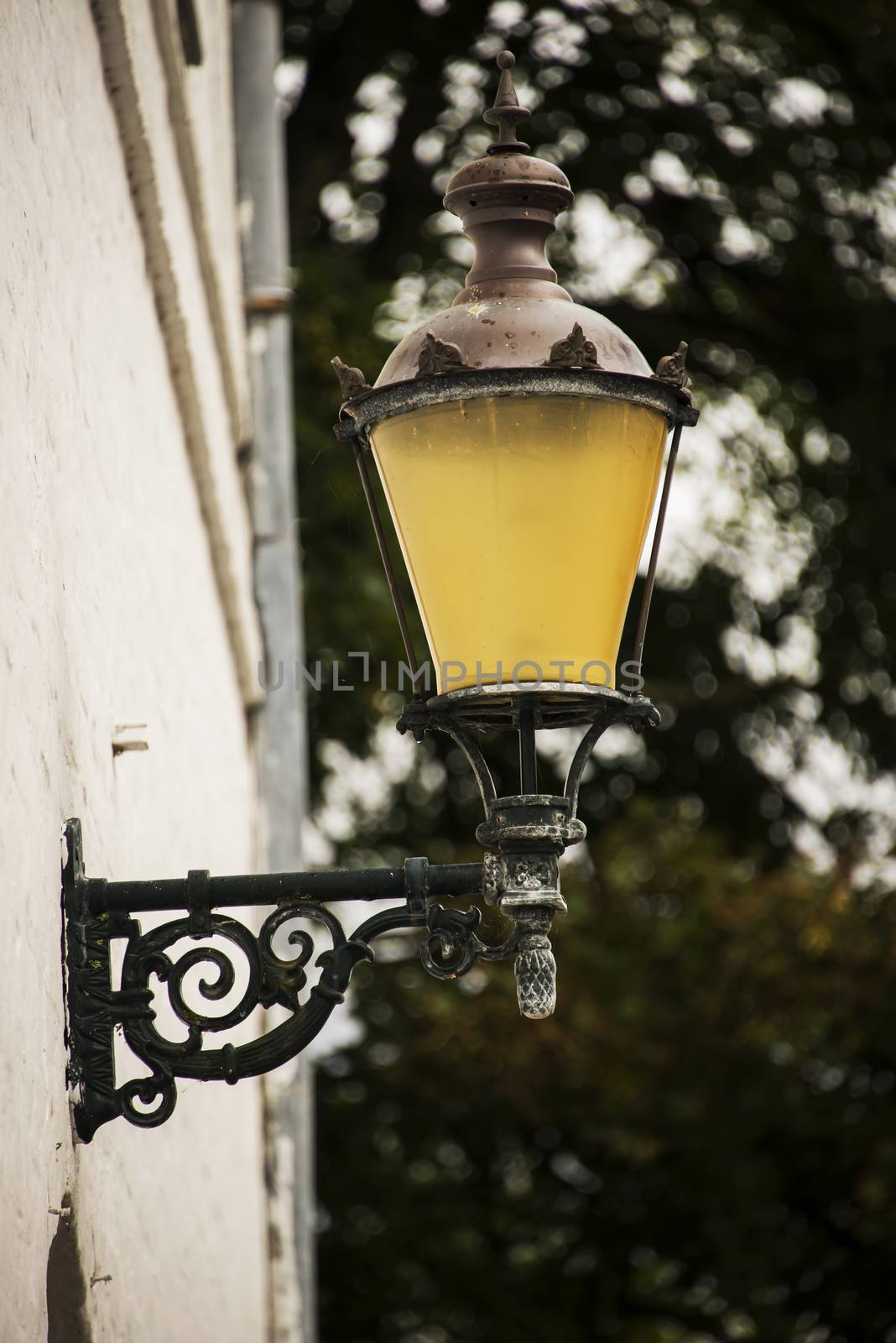 Antique wrought iron lamp by GryT