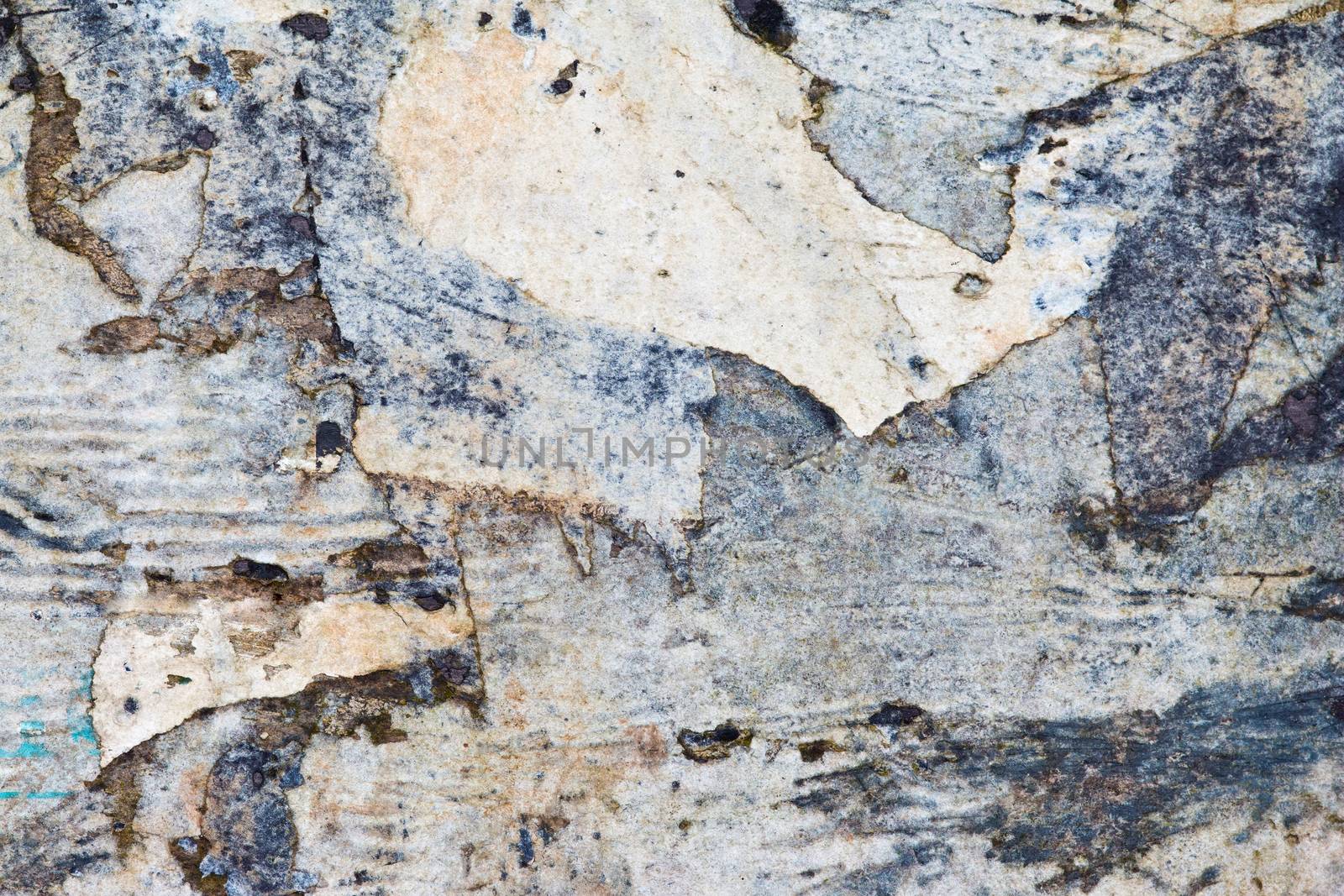 Abstract image - grunge ragged background - smashed papers